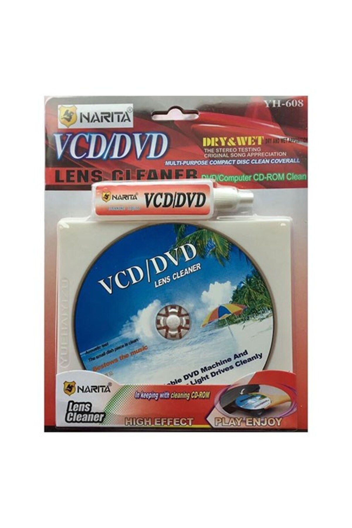 NARİTA Dvd-Vcd Temizleme Seti Lens Cleaner