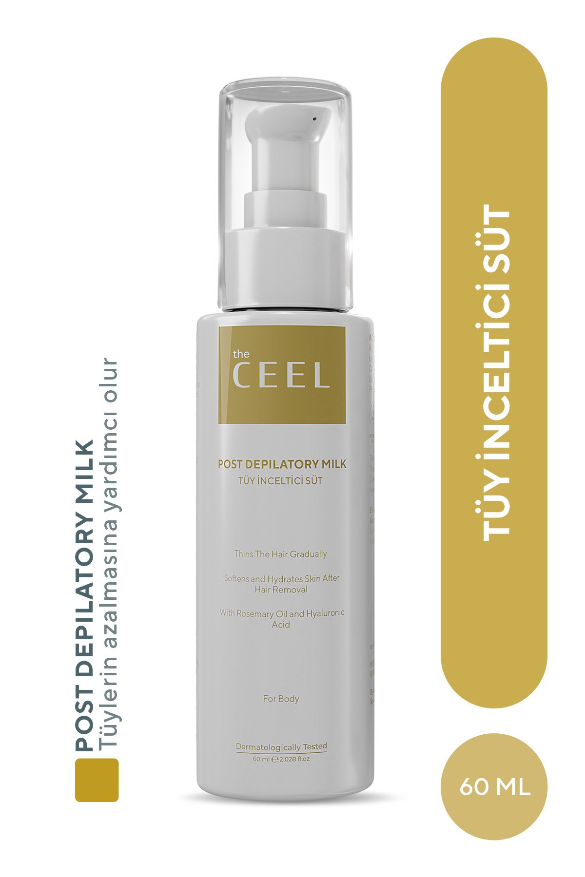 The Ceel Tüy İnceltici ve Nemlendirici Süt Isırgan Otu & Hyaluronik Asit Özlü 60 ml