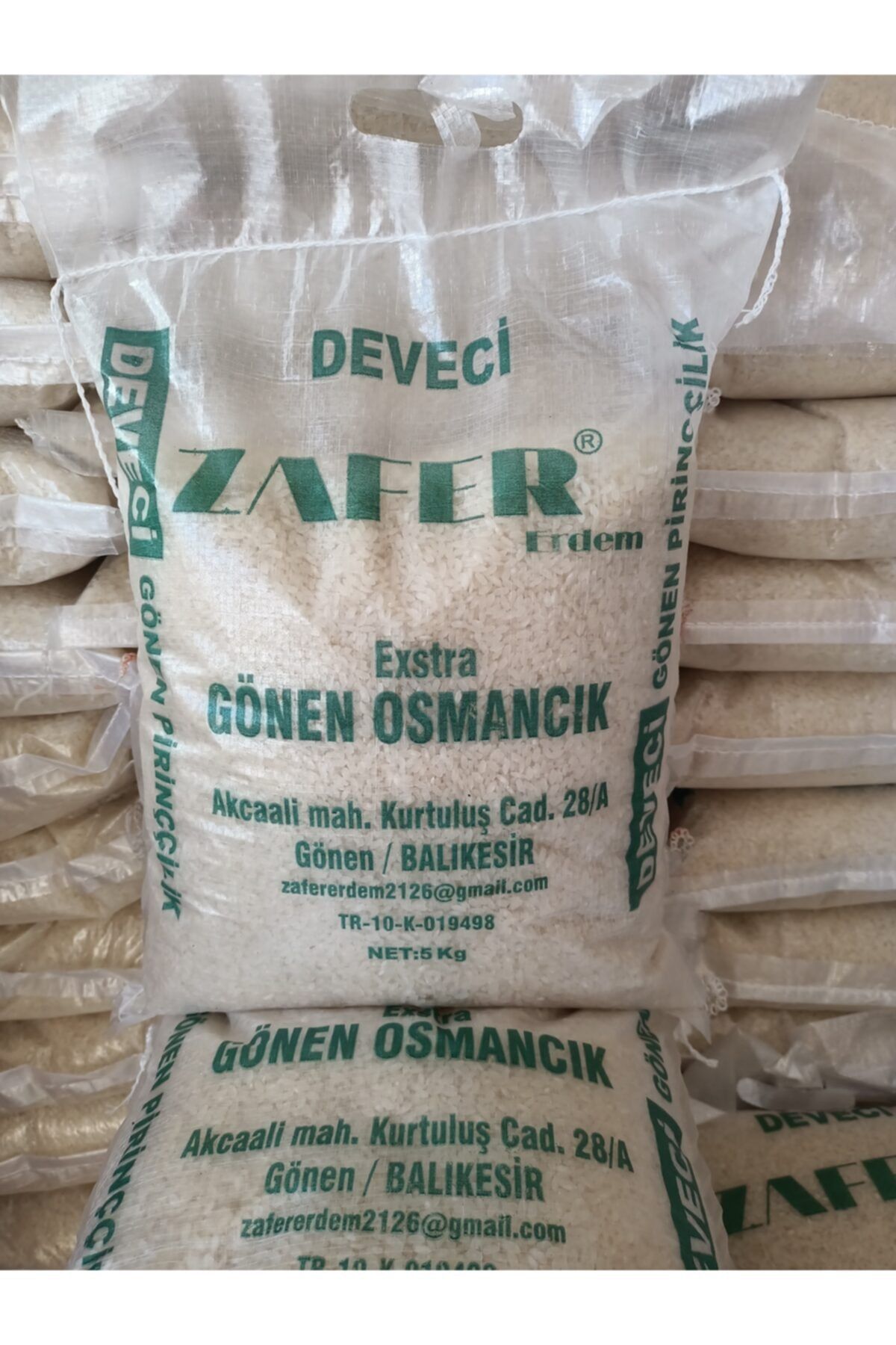 DEVECİ Gönen Osmancık Pirinç 5 Kg Pilavlık Yeni Mahsul