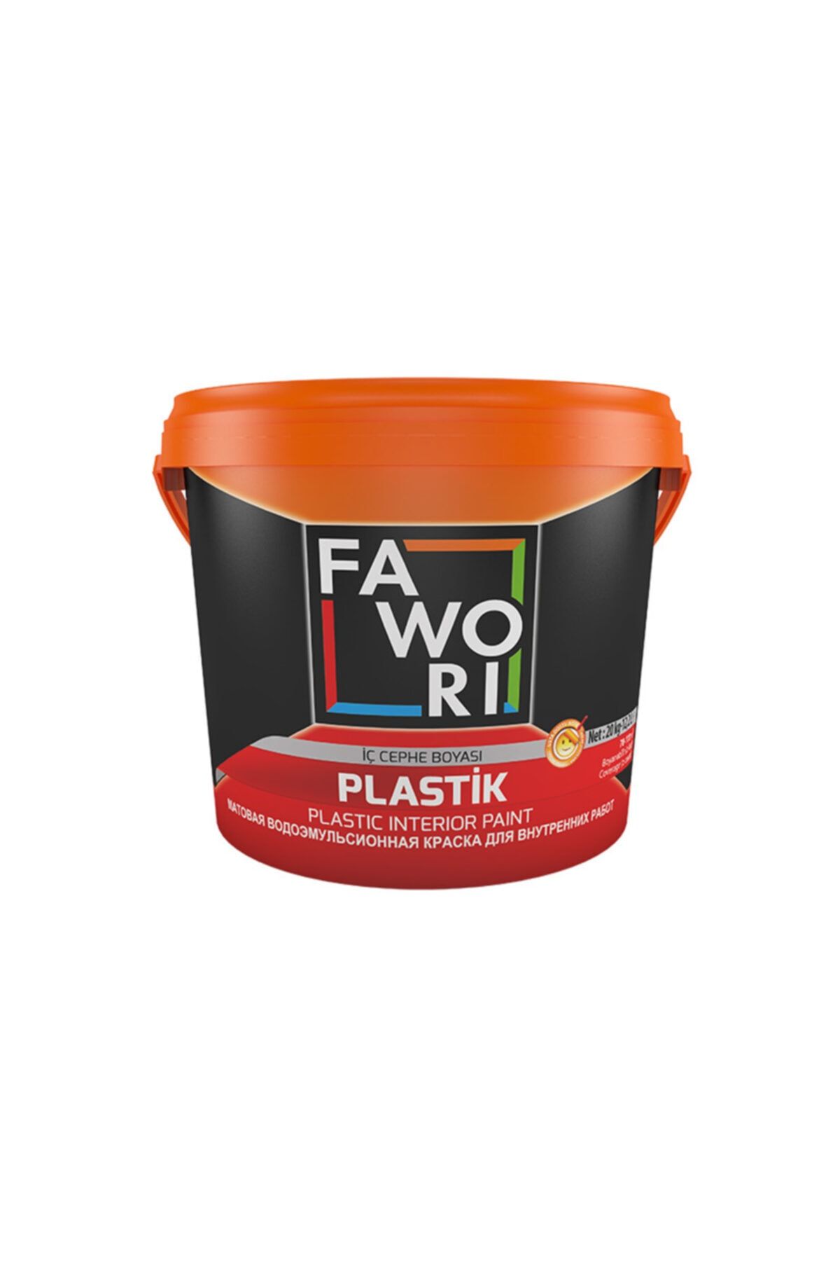 Fawori Filli Boya Plastik Iç Cephe Boyası 10 Kg Açık Krem