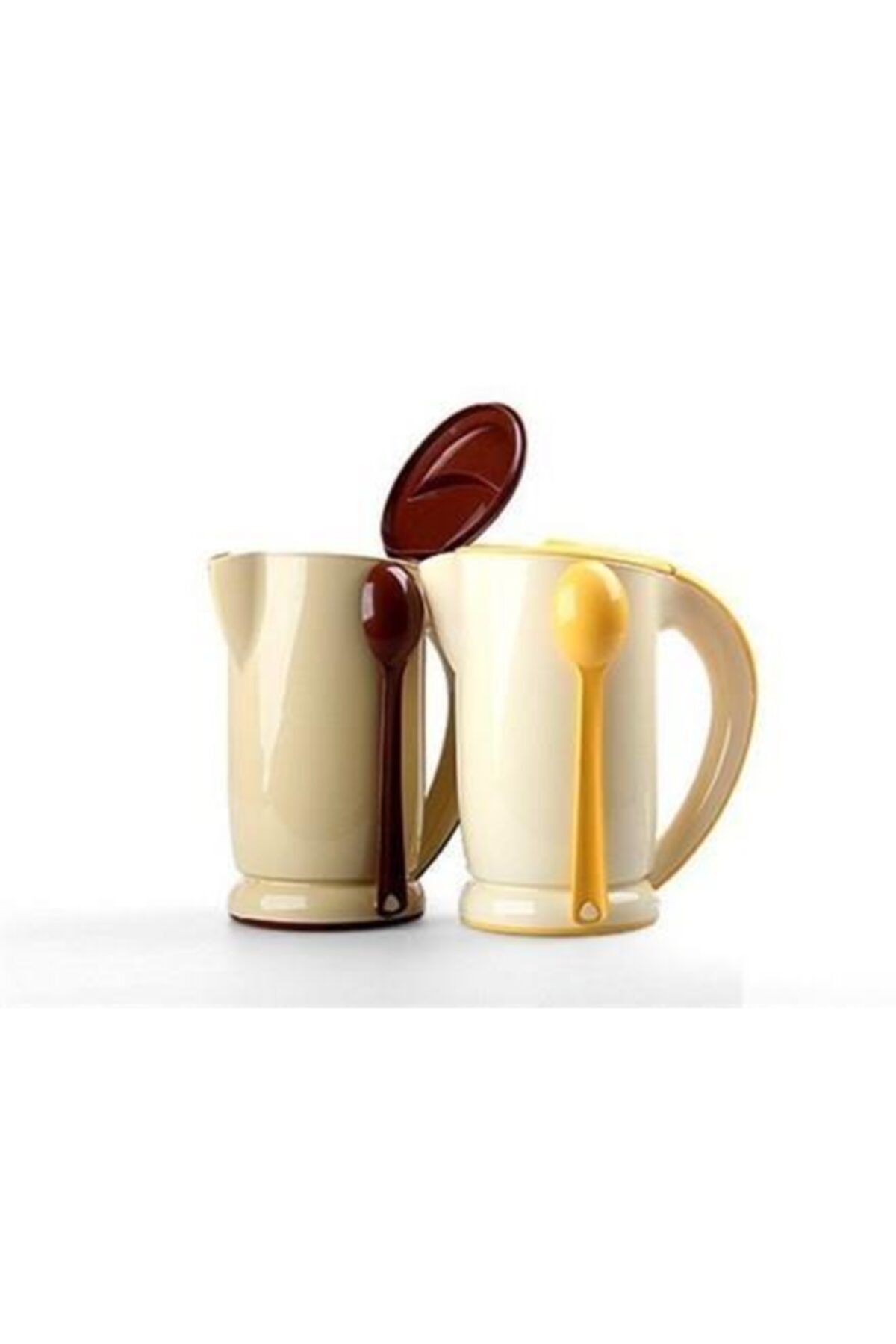 FırsatVar Mini Su Isıtıcısı Elektrikli Çay Kahve Makinesi Kaşıklı Kettle