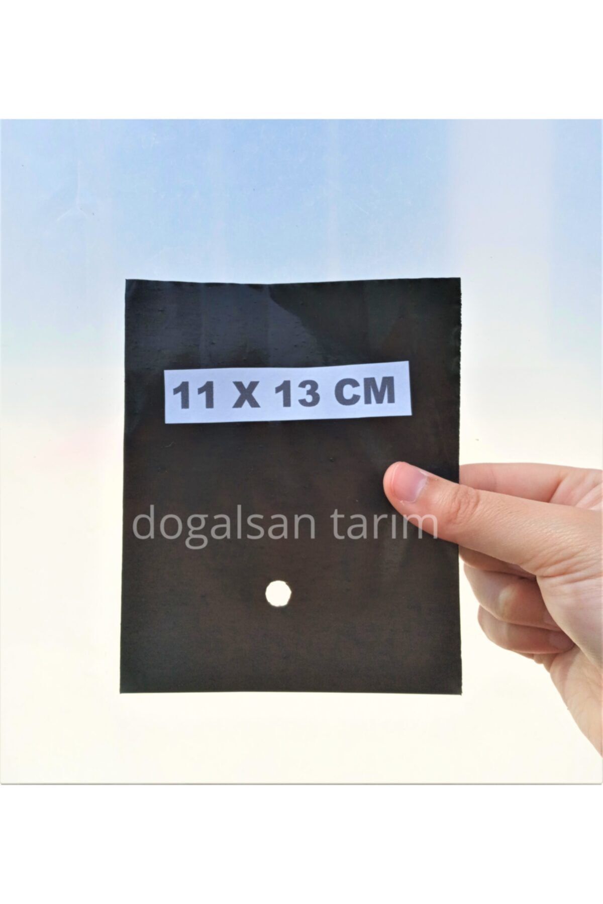 Doğalsan Tarım Fidan Poşeti 11x13 Cm 500 Adet Körüksüz Fide Poşeti Fide Torbası Fidan Körüksüz Fidan Torbası