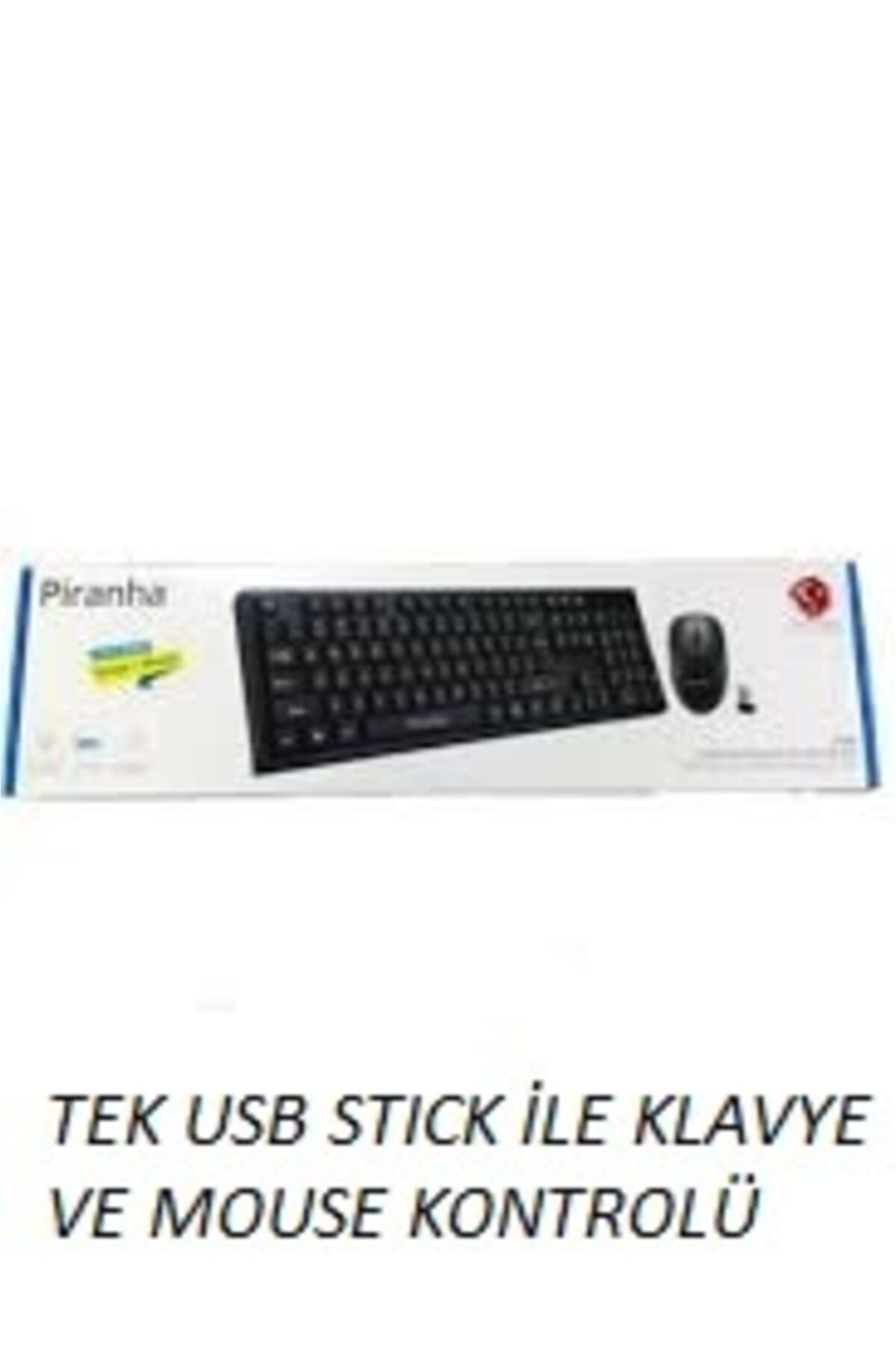 Piranha 2335 Kablosuz Klavye Mouse Set Tek Usb Stick Ile Çalışır