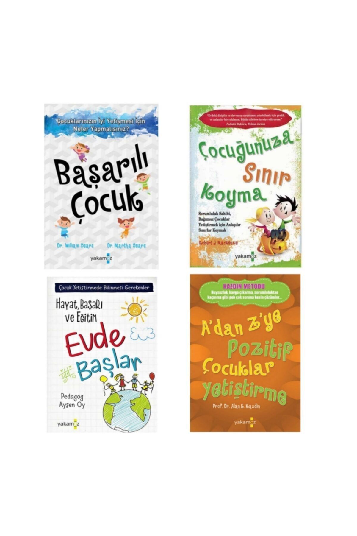 Yakamoz Yayınları Çocuk Eğitimi 4 Kitap Set