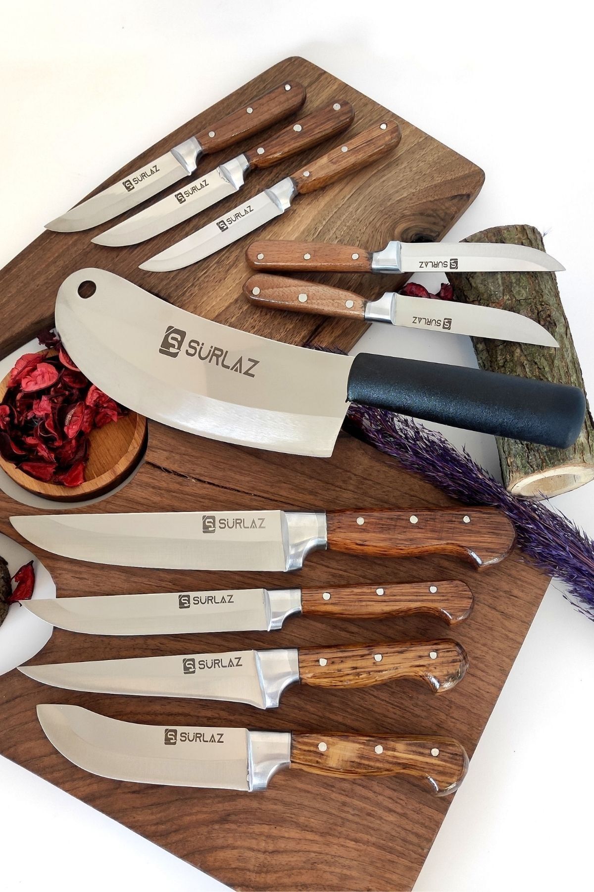 SürLaz Handmade Pro 10 Parça Bıçak Seti
