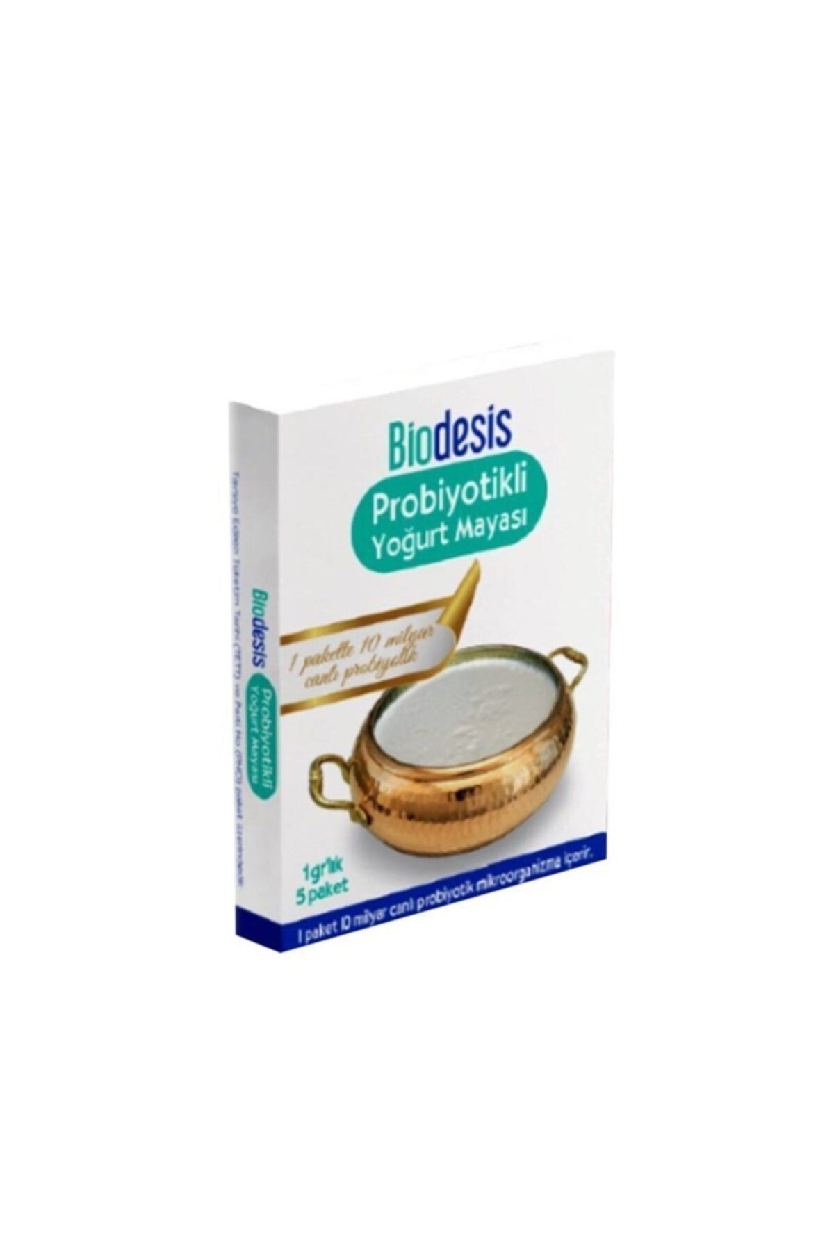 Biodesis Probiyotikli Yoğurt Mayası 1gr 5 Adet