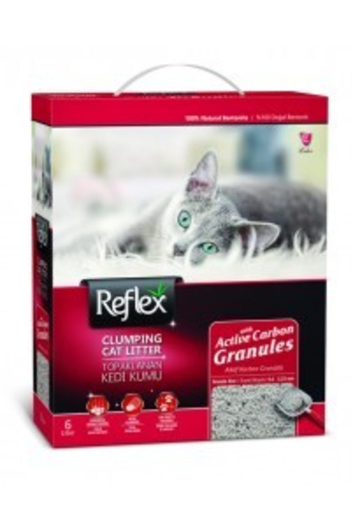 Reflex Granul Aktif Karbonlu Topraklanan Kedi Kumu 6lt Fiyatı