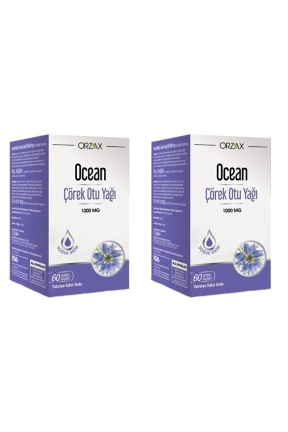 Ocean Orzax Ocean Çörek Otu Yağı 1000 Mg 60 Kapsül 2 Adet