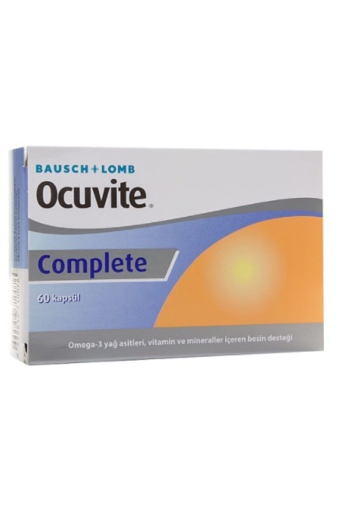 Bausch & Lomb Ocuvite Comlpete 60 Kapsül Skt: 10.2021 Omega 3 Ve Vitamin Ve Mineral Desteği
