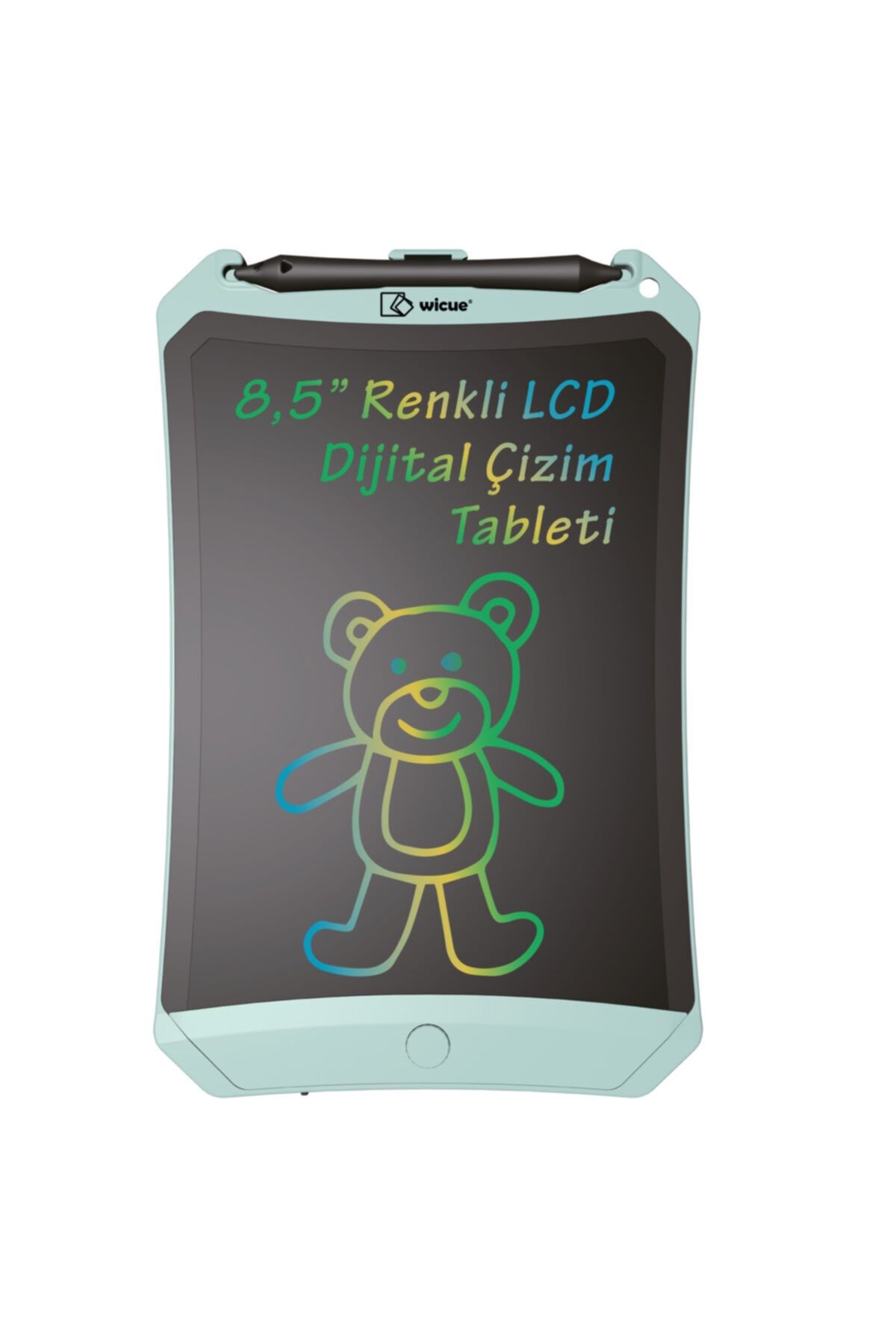 wicue 8,5" Mıknatıslı Lcd Dijital Renkli Çizim Tablet - Yeşil