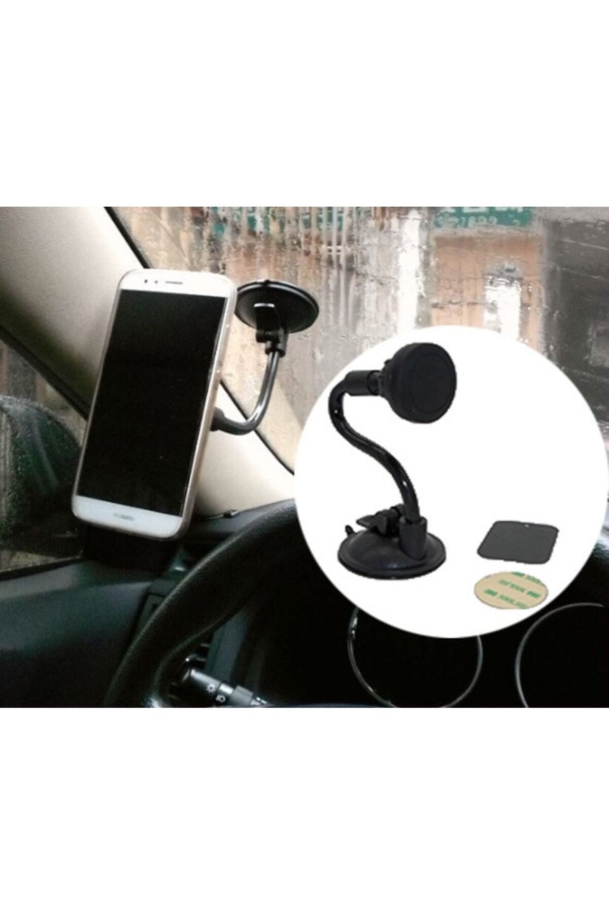 Çokuygunuz Vantuzlu Araç Içi Telefon Tablet Navigasyon Tutucu Tutma Aparatı