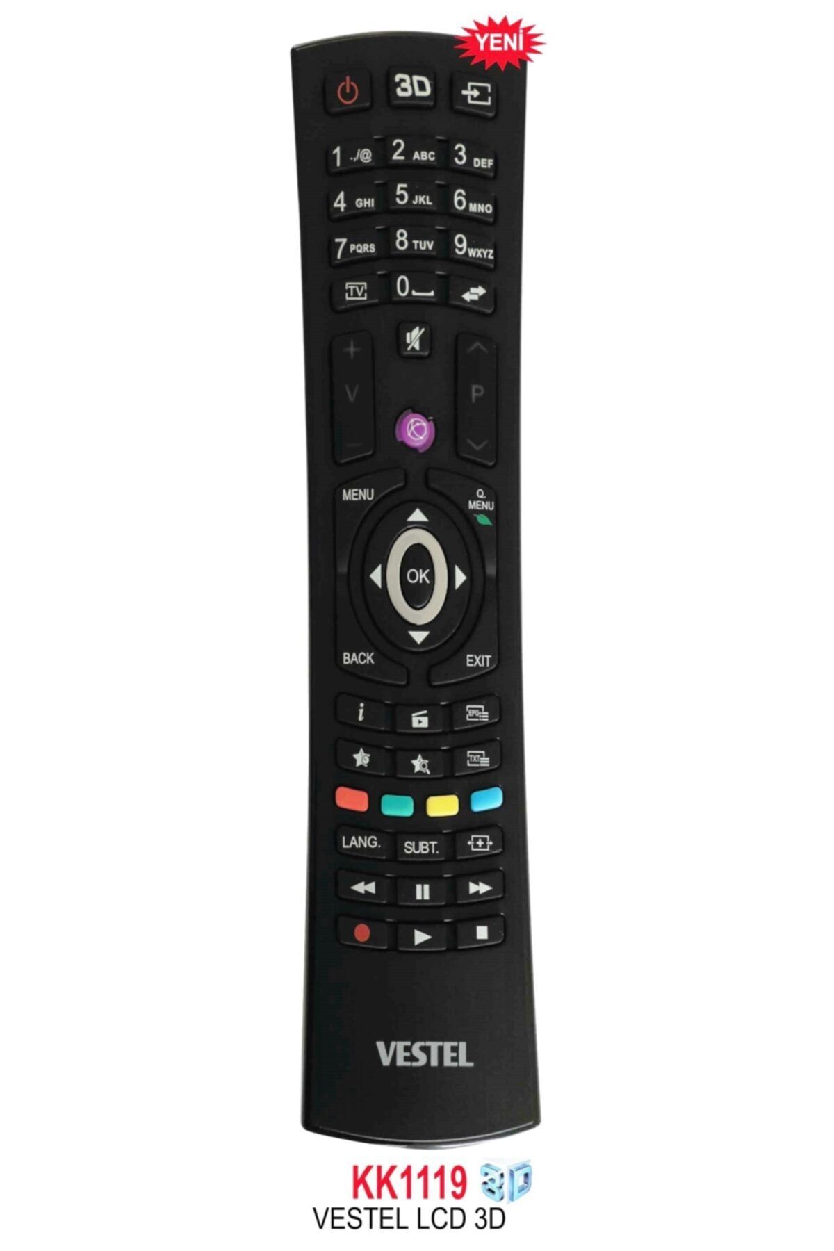 VESTEL 49ua9400 3d Lcd-led Tv Kumanda (RCA4890-30089290-M7485600352X) Kk1119-12655