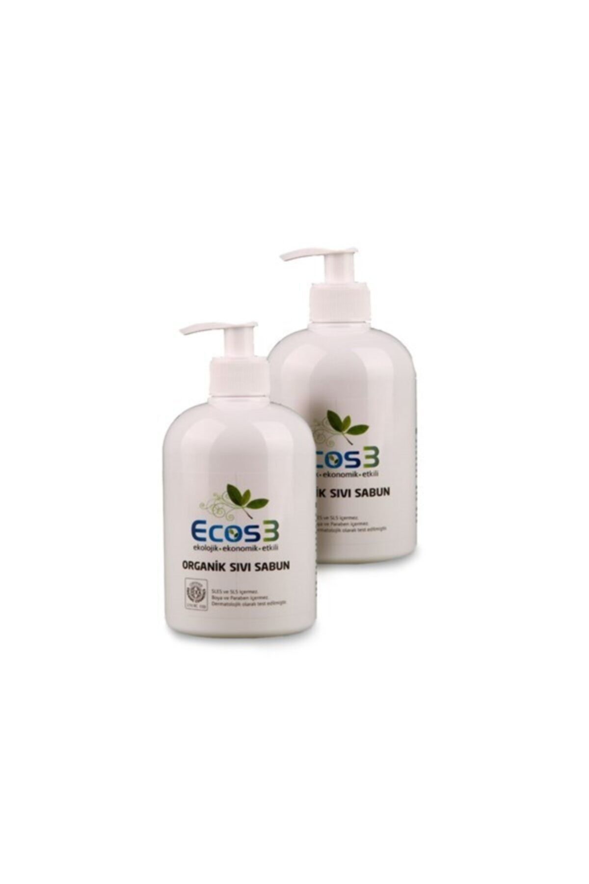 Ecos3 Organik Sıvı Sabun Beyaz Manolya 2x500 Ml