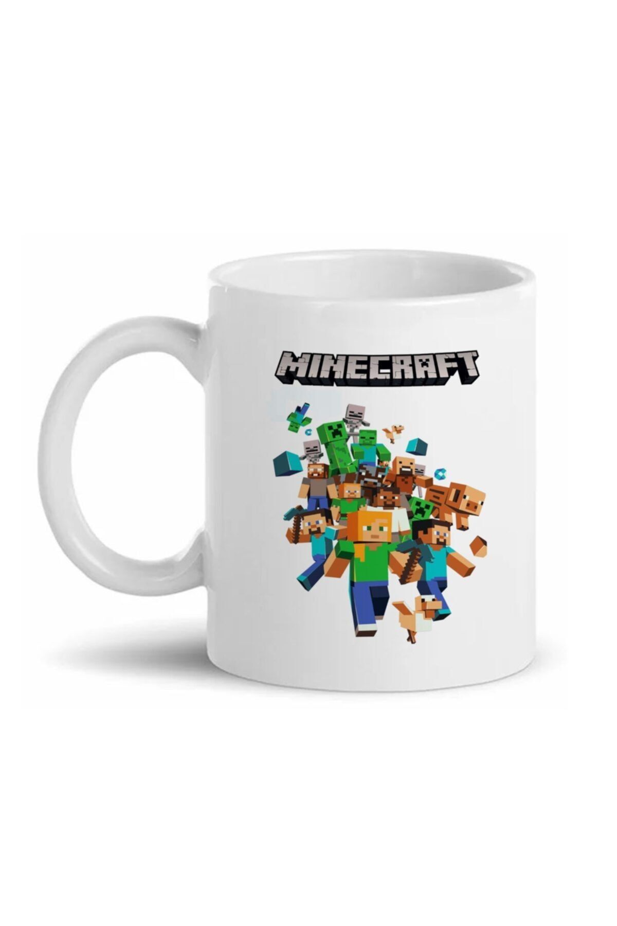 Minecraft Minecraft Baskılı Kupa Bardak D02