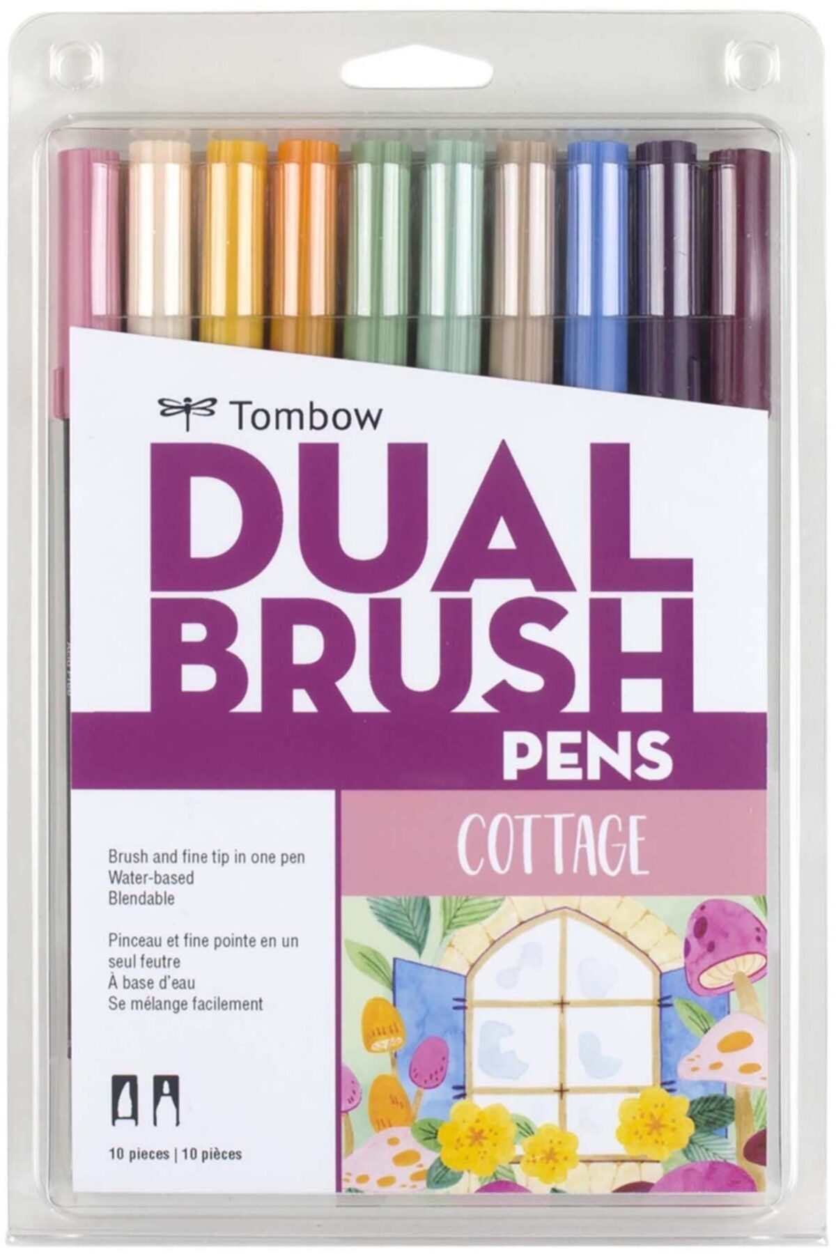 Tombow Dual Brush Pens Cottege 10 Lu