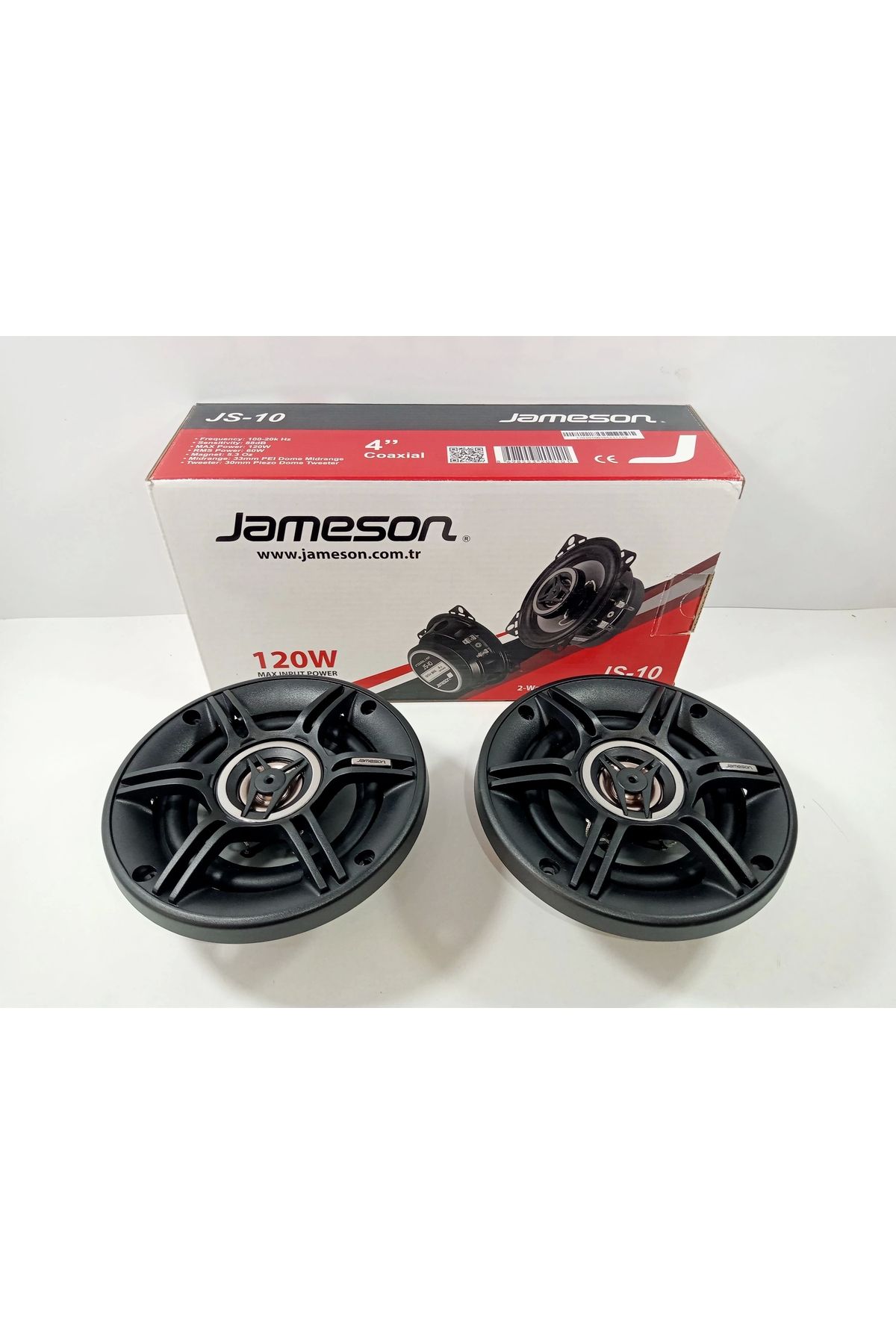 Jameson 10cm Hoparlör 120w - Js-10 Kapı Ve Torpido Hoparlörü