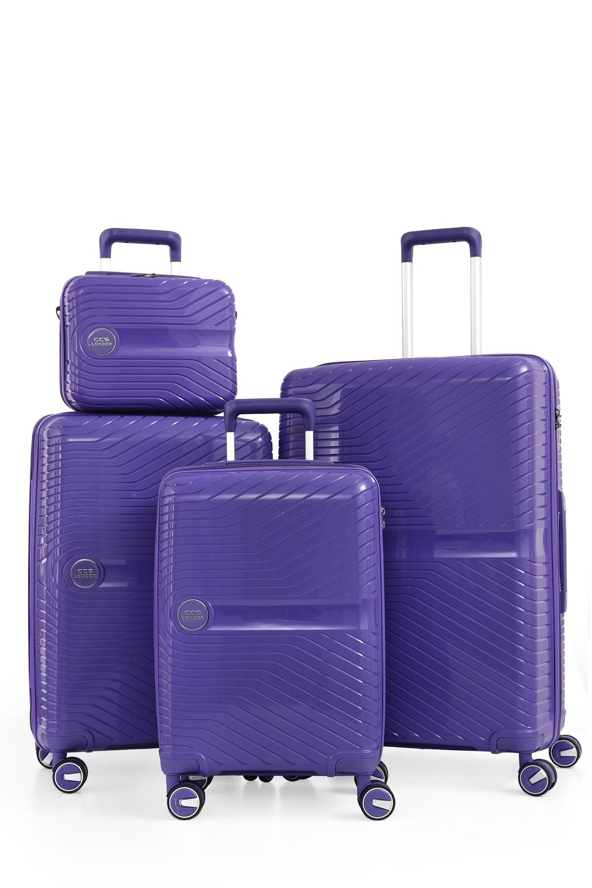 ÇÇS ÇÇS 5239-5240 POLİPROPİLEN 4 LÜ VALİZ SETİ