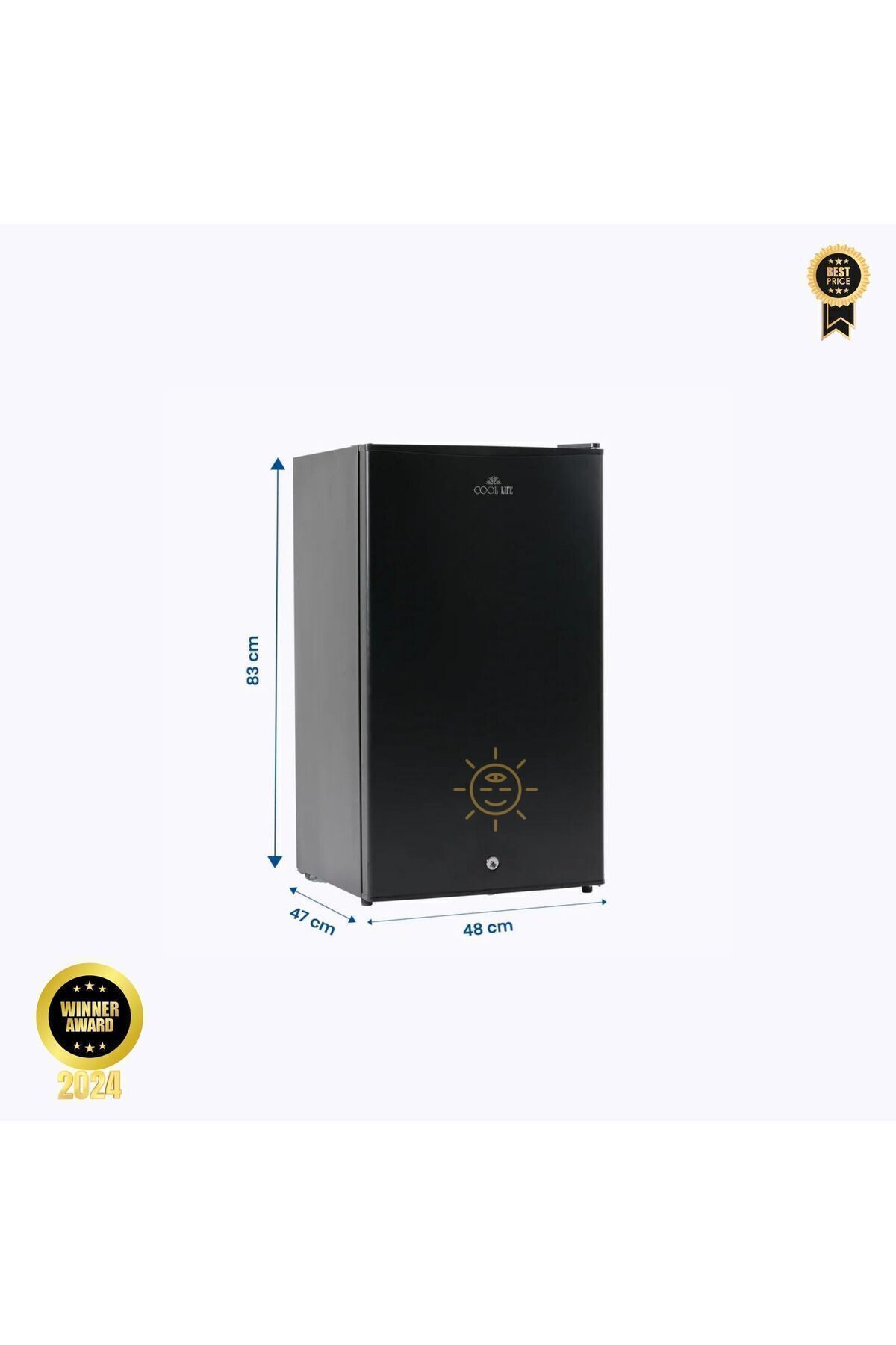 Cool Life Cool Life 90 Litre Siyah 12/24 Volt Buzdolabı