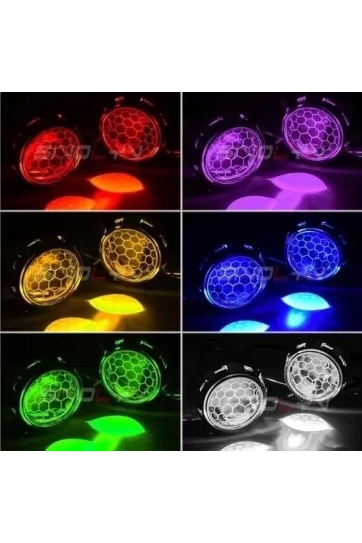 EKT 2.5 İNÇ PETEK Bİ-XENON MERCEK RGB ŞEYTAN GÖZ BT-BLUETOOTH MODÜLLÜ