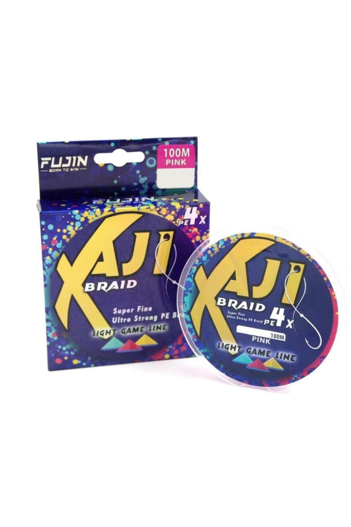 Fujin Aji Light Game Braid 4x 0.02mm 100mt. Pink Ip