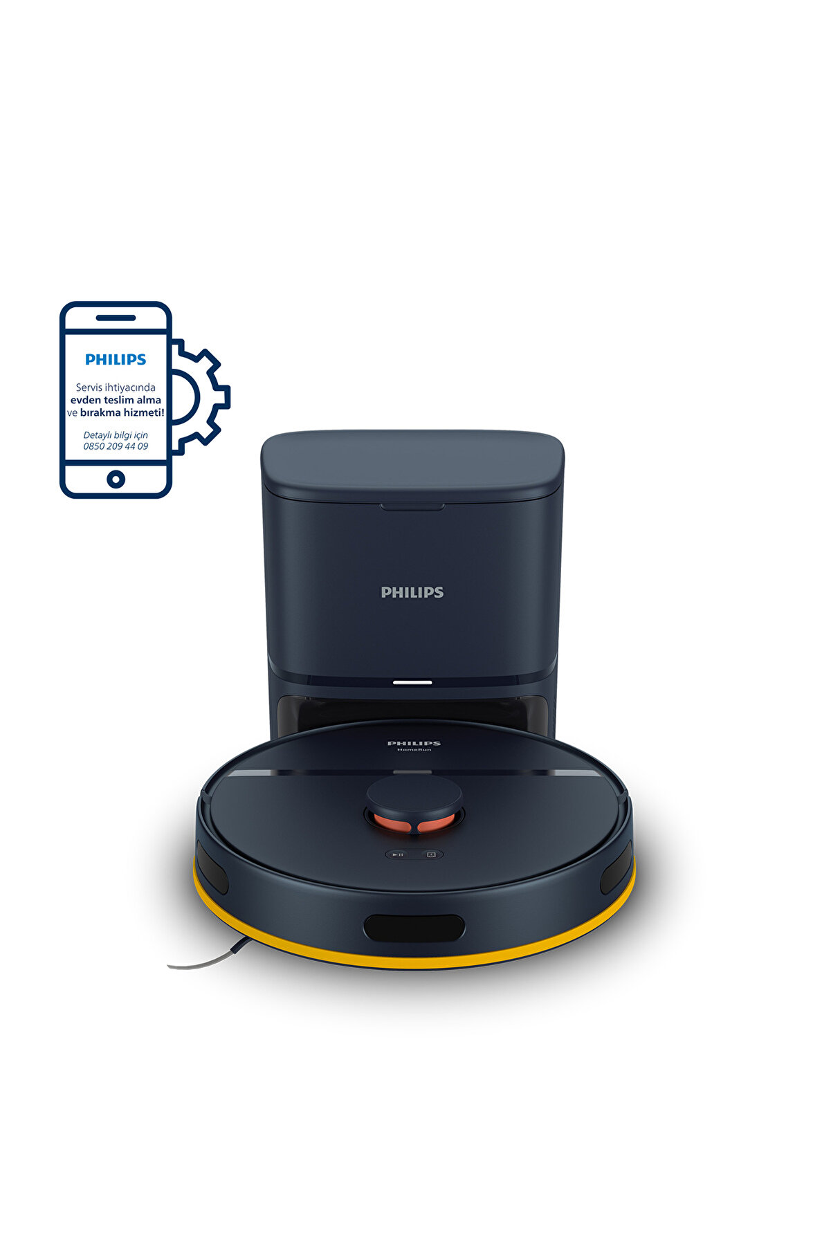 HomeRun 2100 Serisi Aqua İstasyonlu Lacivert Robot Süpürge, XU2100/10