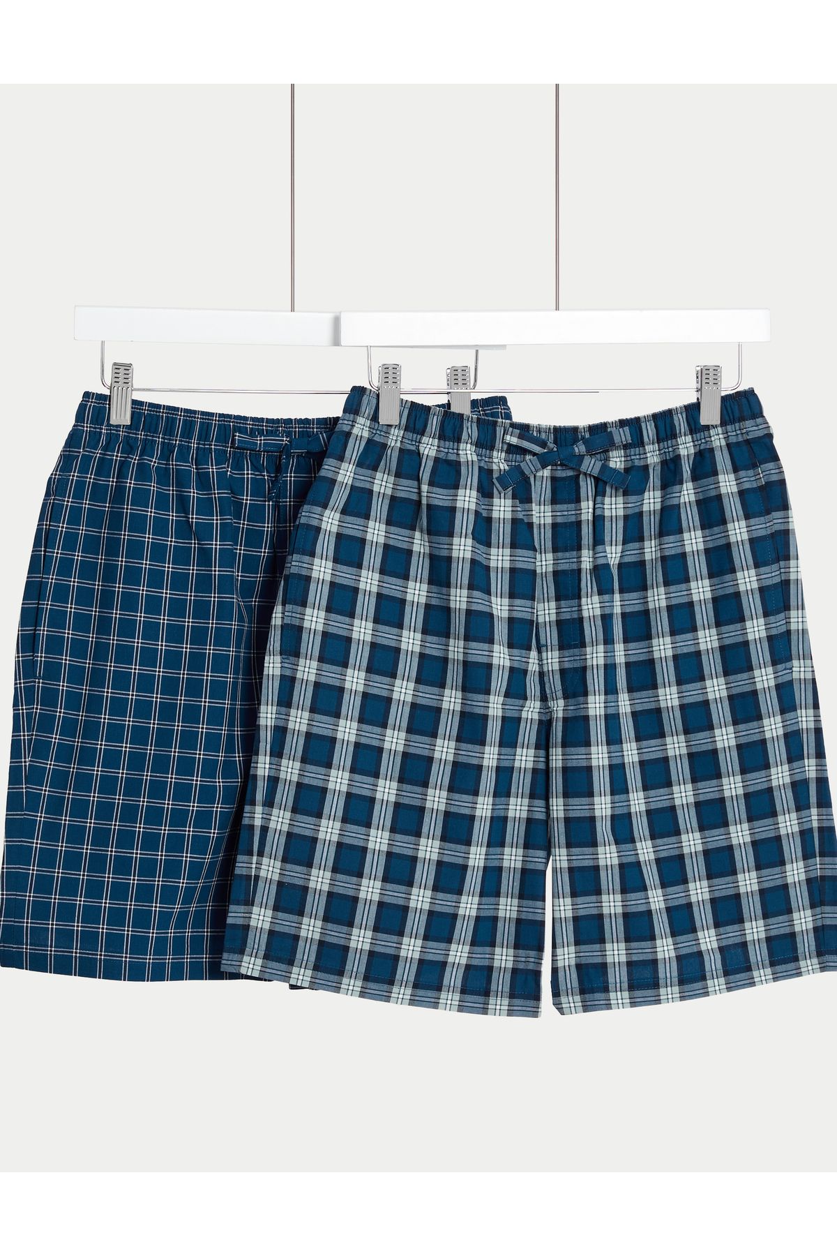 Marks & Spencer Saf Pamuklu 2'li Regular Fit Pijama Altı