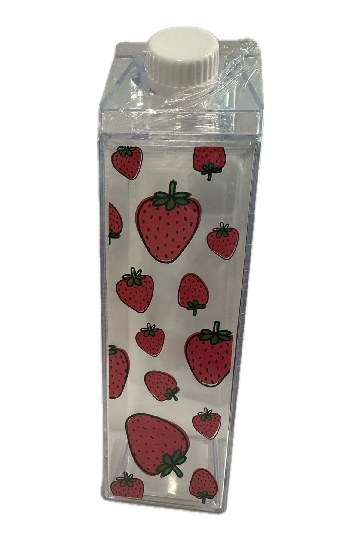Miniso Mystyle 500 Ml Mika Süt Şişesi( Çilek )