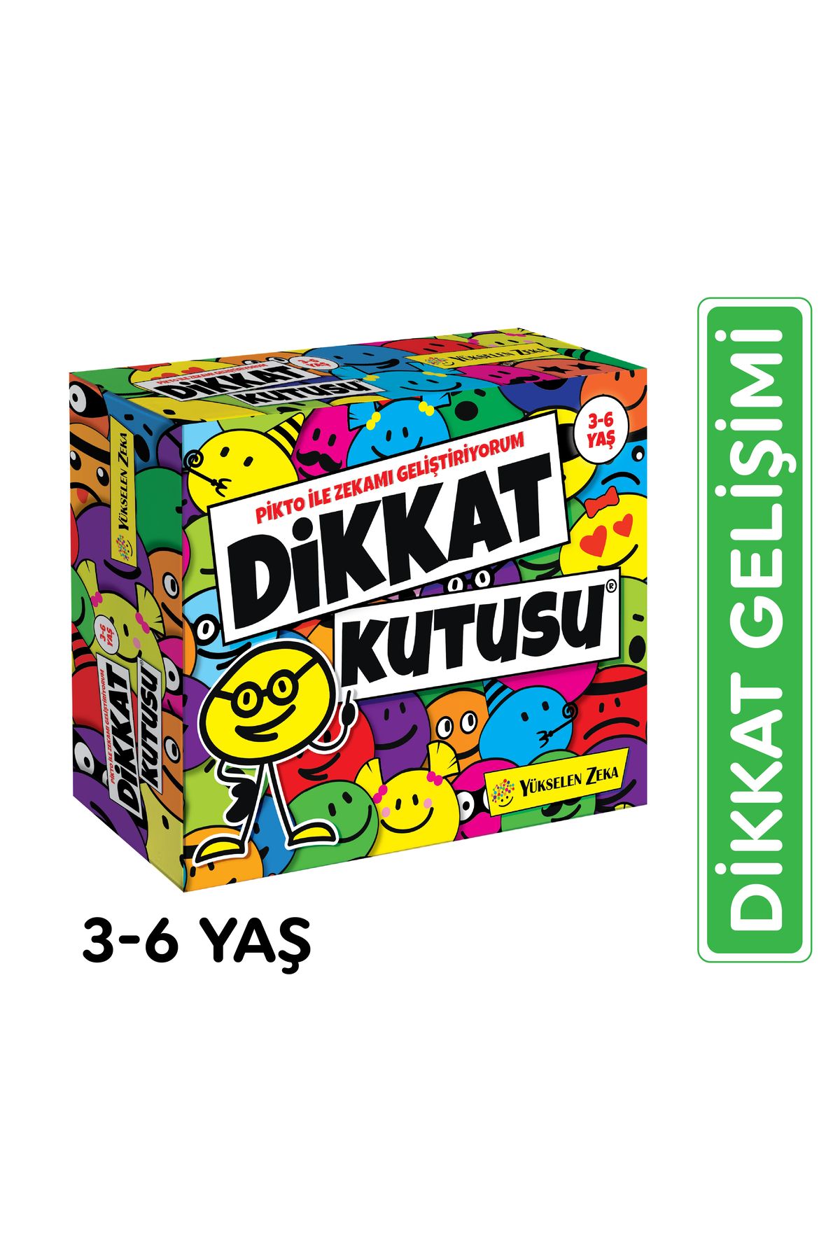 Yükselen Zeka Yayınları 3-6 Yaş Dikkat Kutusu - Pikto