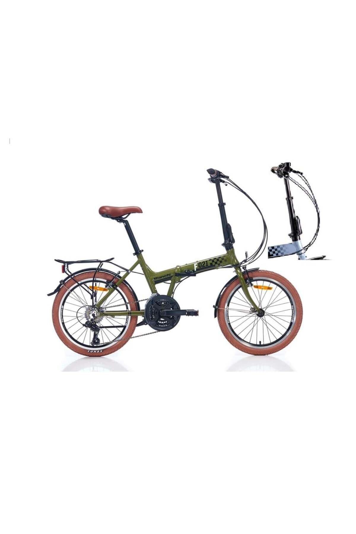 Bianchi Bıanchı F021 Katlanır Bisiklet 380h V 20 Jant 21 Vites Darkgrey Ys7363 Glossy