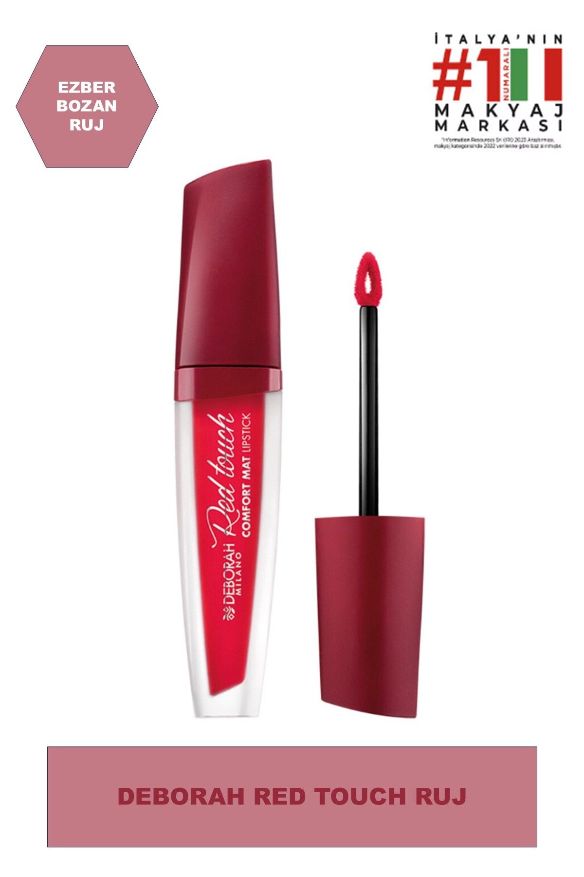Deborah Red Touch Ruj No: 07 Medium Red
