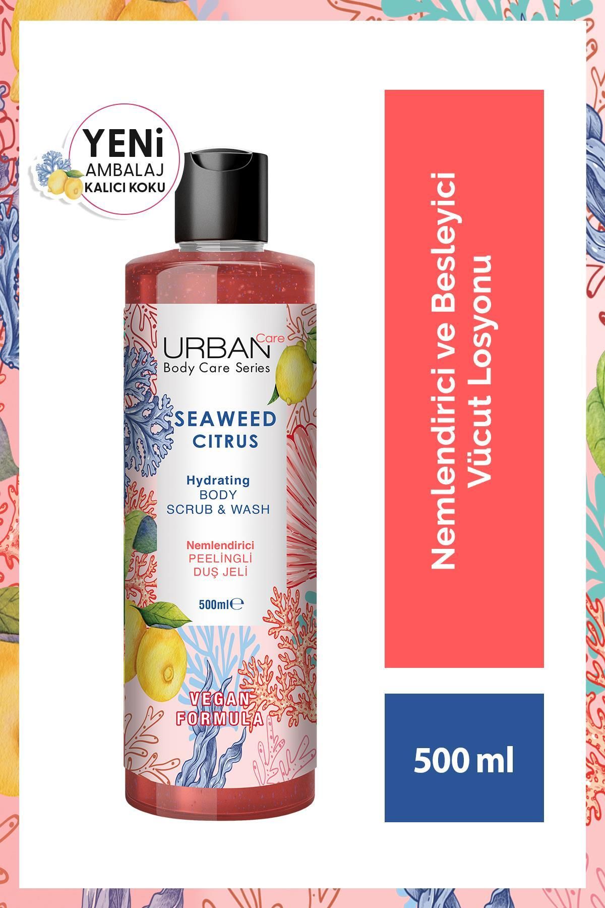 Urban Care Seaweed Citrus Nemlendirici Ve Besleyici Peelingli Duş Jeli 500 Ml-vegan