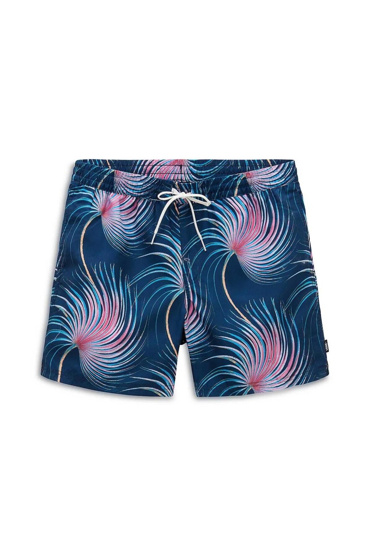Vans Primary Print Elastic Erkek Mavi Deniz Şortu