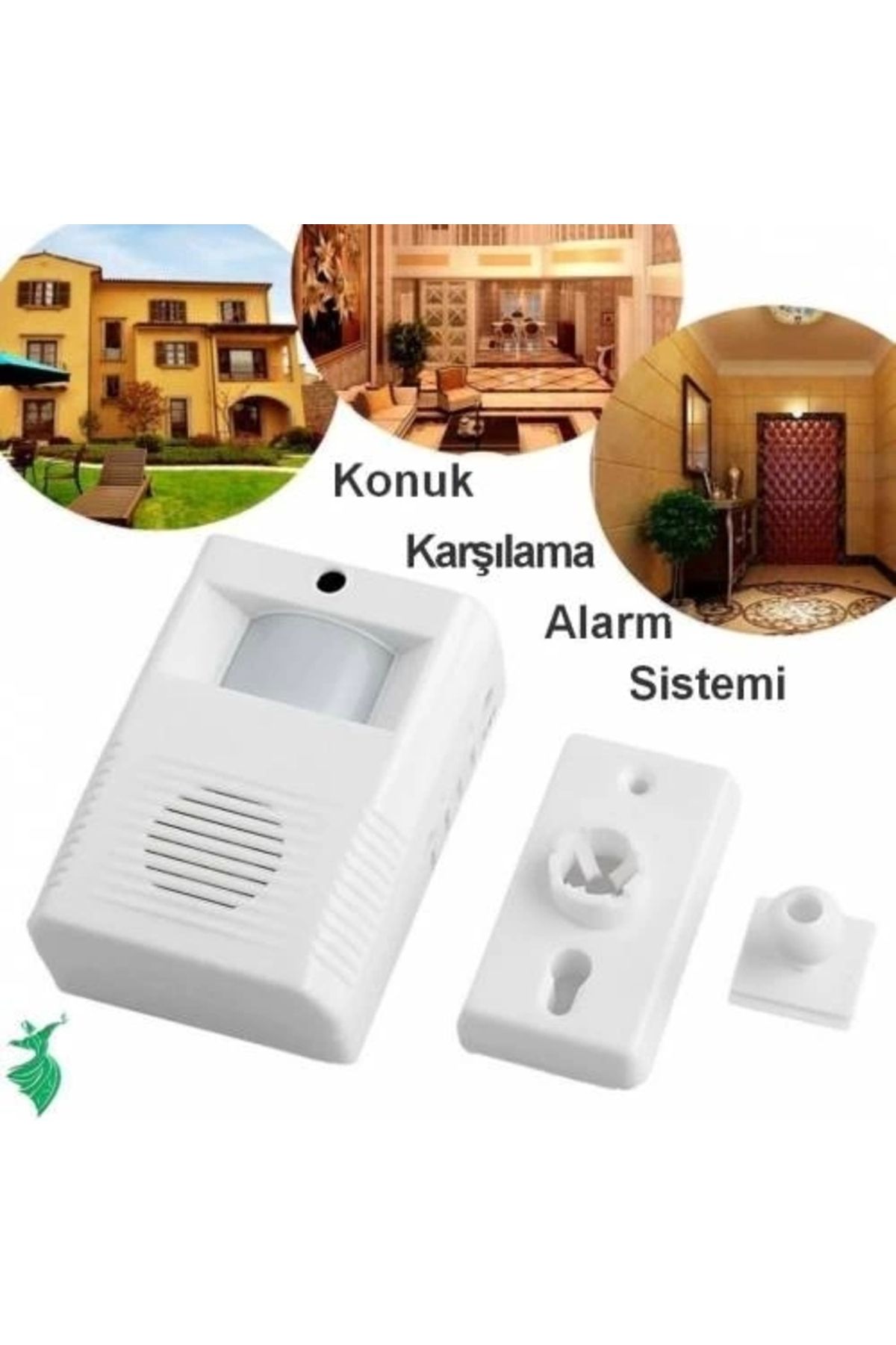 Epilons Kablosuz Hareket Sensörlü Konuk Karşılama Kapı Alarm Sistemi Seti