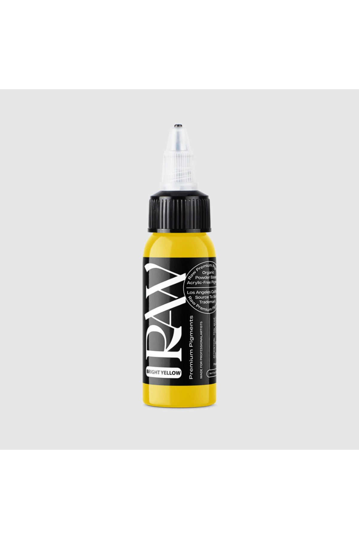 RAW Pigments Bright Yellow 1 oz 30 ml Parlak Sarı Dövme Boyası