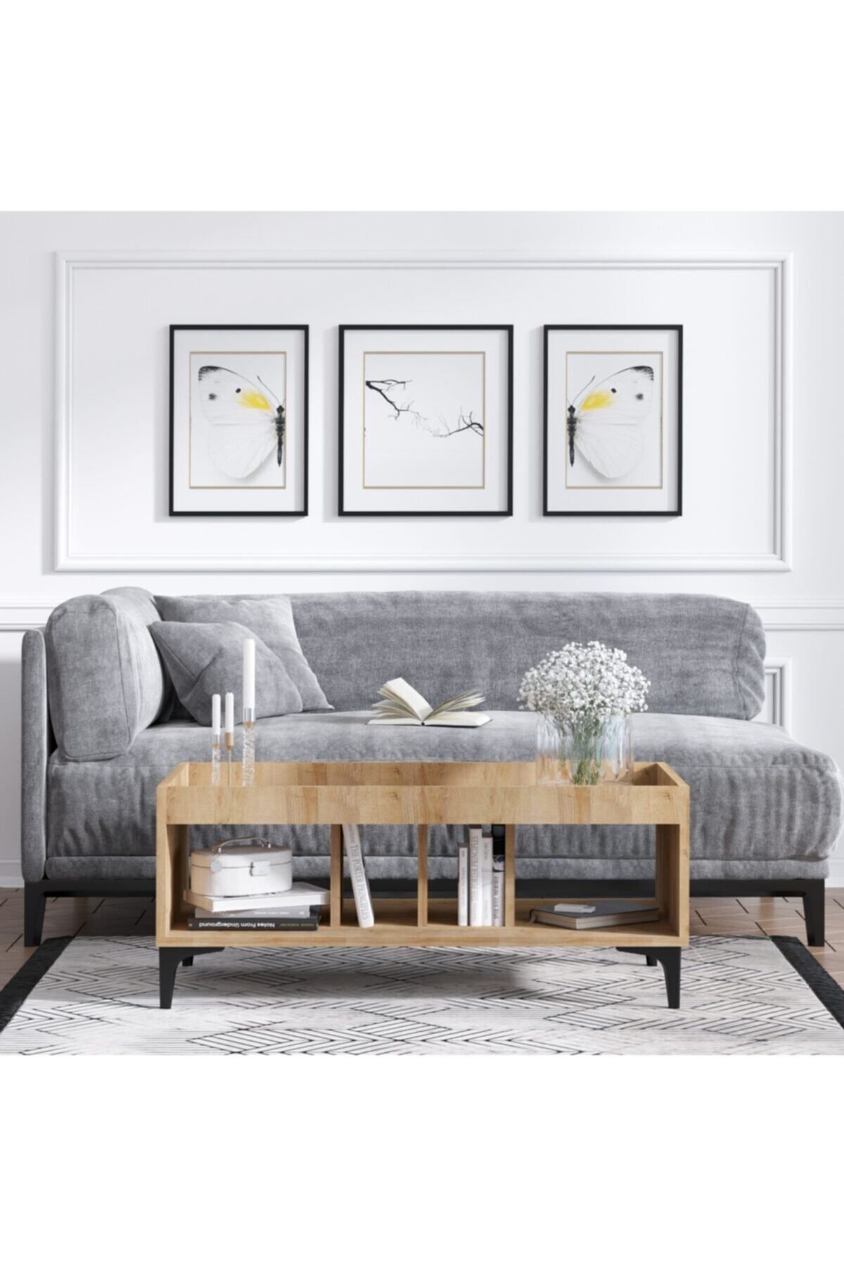 Decormet Luke Sehpa Safir Meşe
