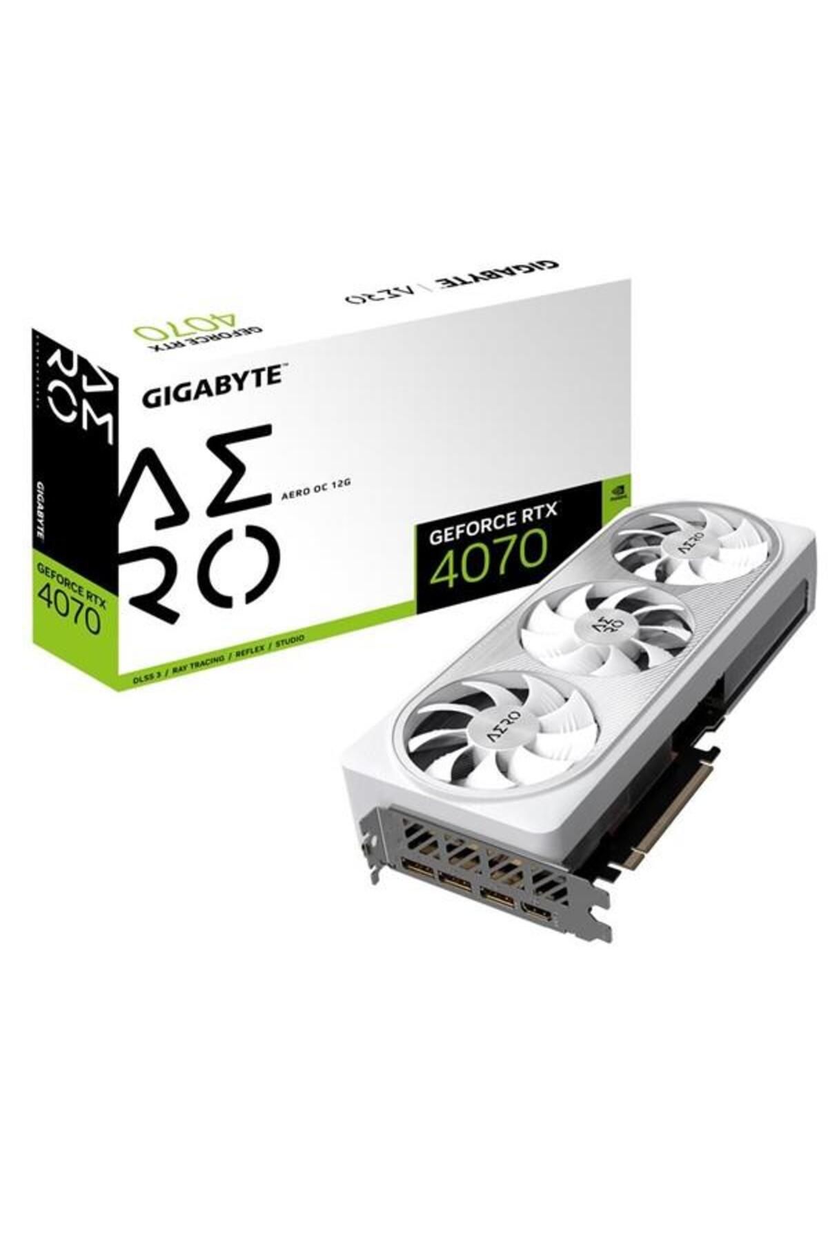 Gigabyte Rtx4070 12gb Aero Gv-n4070aero Oc-12gd Gddr6x 192bit Hdmı Dp Pcıe 16x V4.0