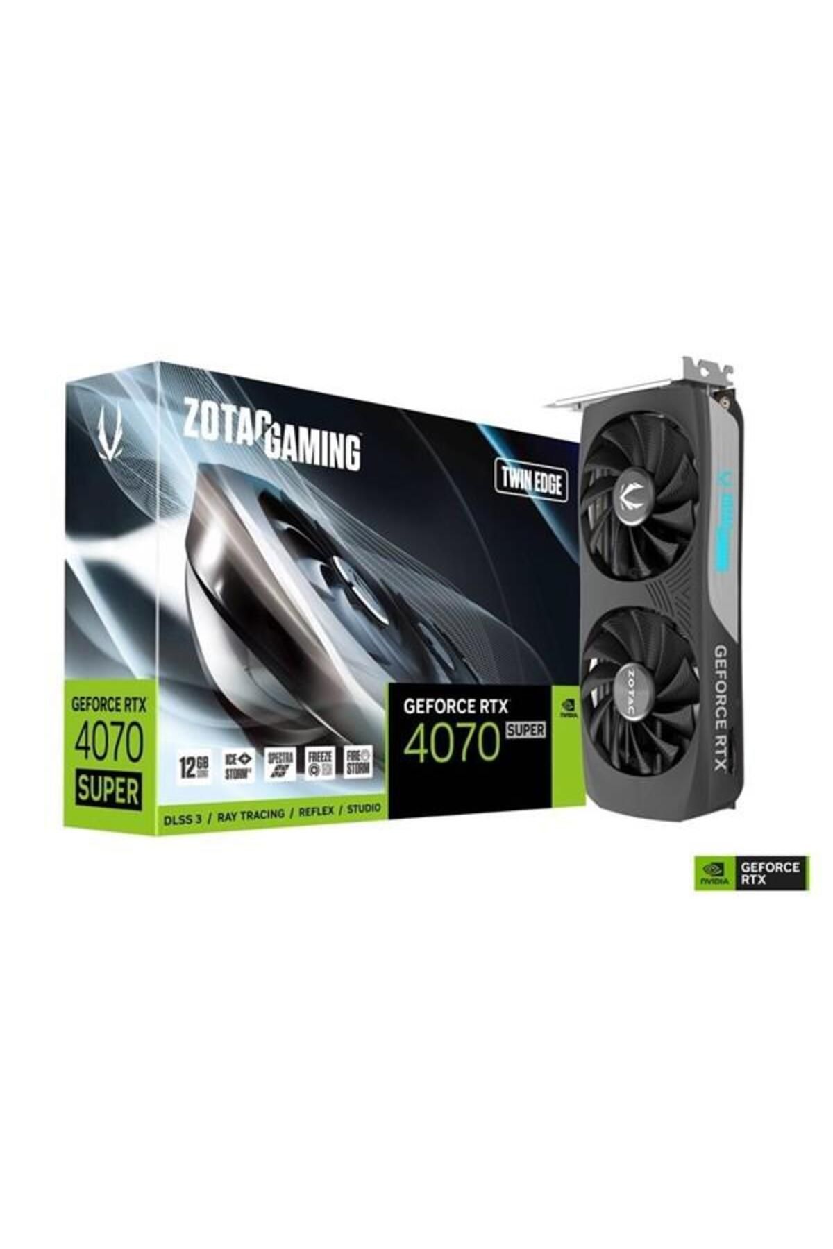 Zotac Rtx4070 Super 12gb Twın Edge Zt-d40720e-10b Gddr6x 192bit Hdmı Dp Pcıe 4.0