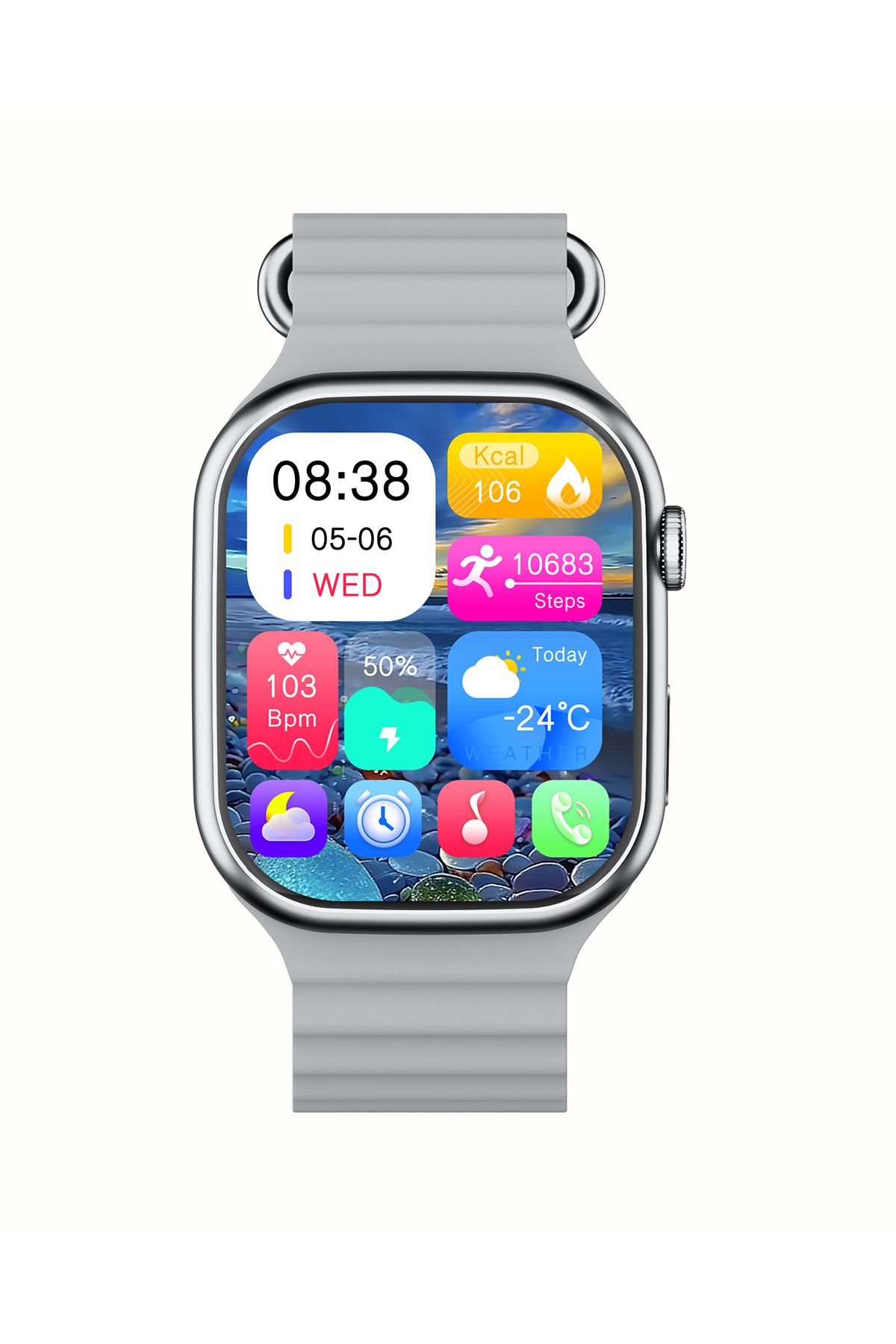 ShinyTECH iPhone ve Android Uyumlu Watch Pro Süper AMOLED Ekran Yapay Zeka Yeni Akıllı Saat