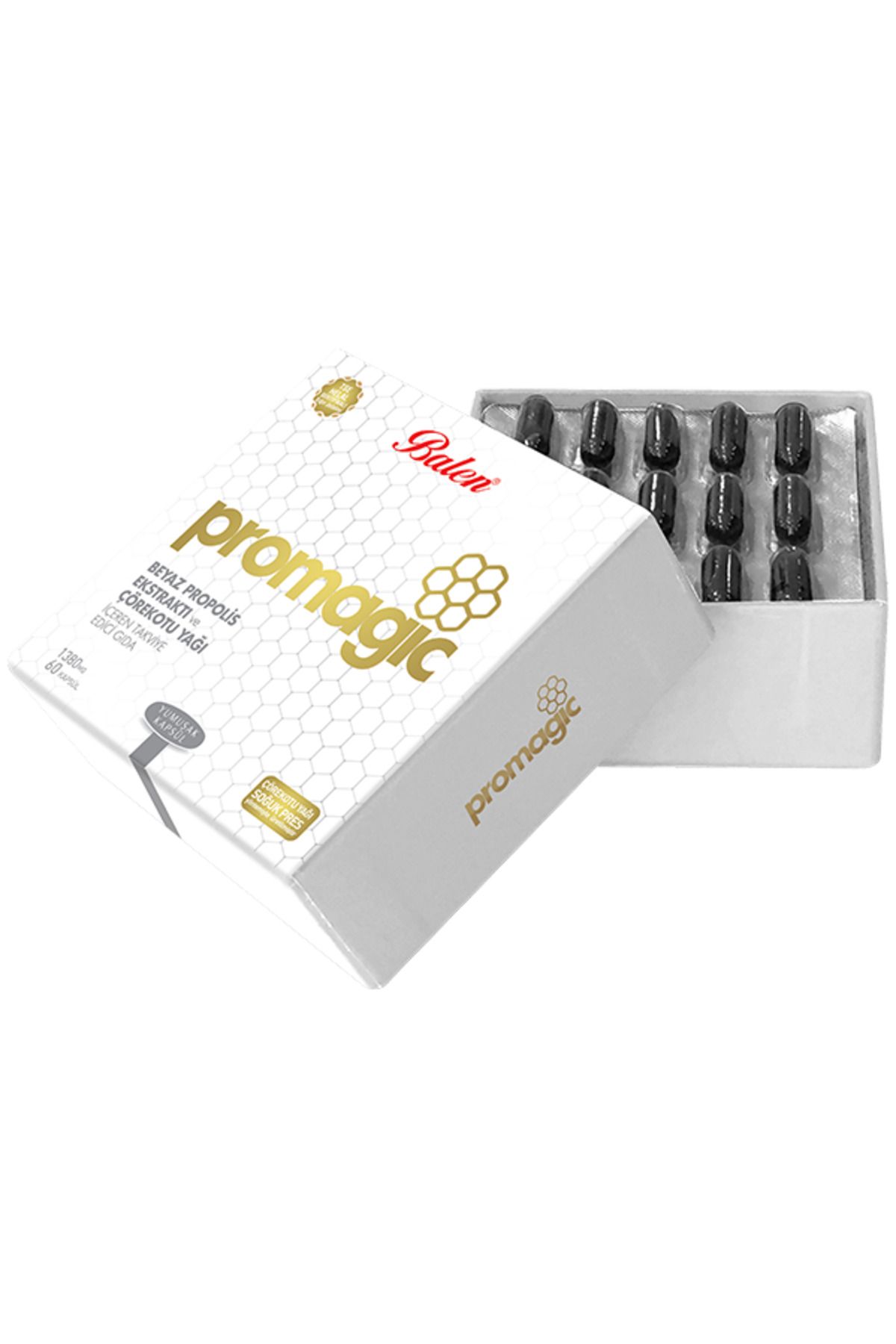 Balen Promagic Propolis Ekstraktı Ve Çörekotu Yağı Içeren Yumuşak Kapsül