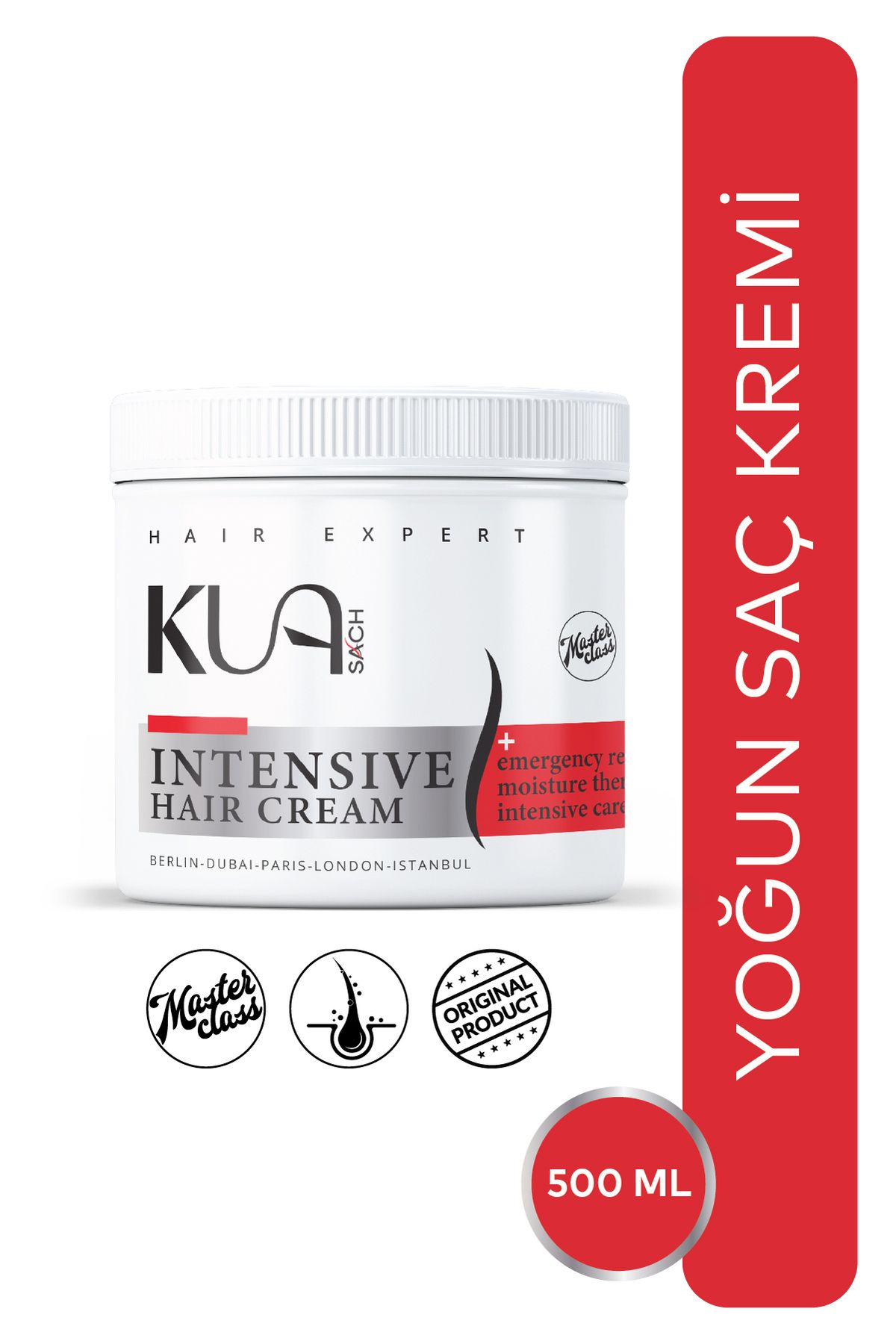 Kuasach Kua Hair Mask Yıpranmış Ve Işlem Görmüş Saçlar Için Yoğun Onarıcı Saç Bakım Kremi