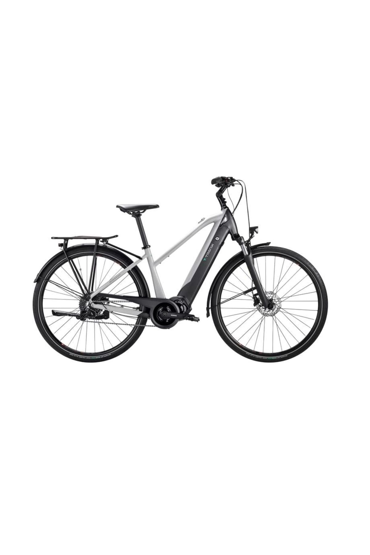 Bianchi T-tronık T St Db X5/x7 Elektrikli 43cm Hd 28 Jant 9 Vites Urban Gray Dark Graphıte Full Matt