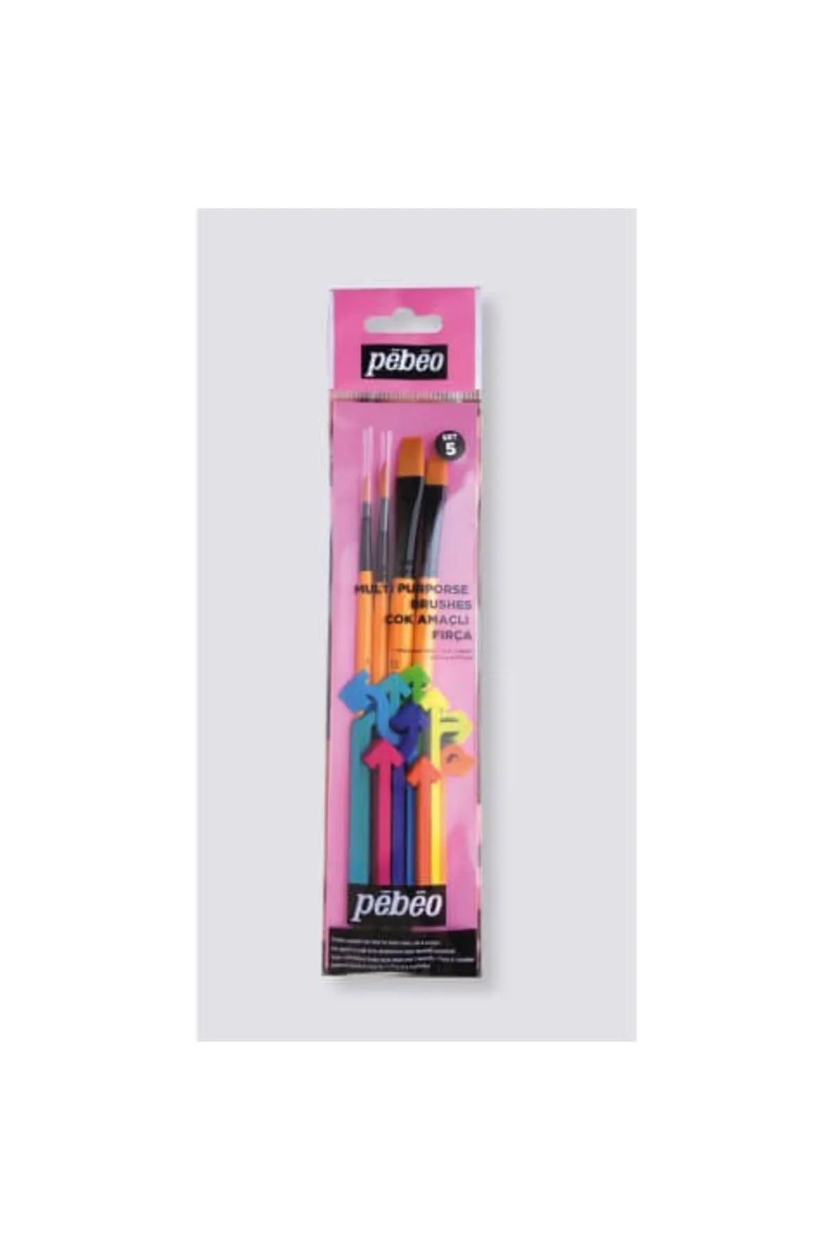 Pebeo 4'lü Fırça Seti- Set 5