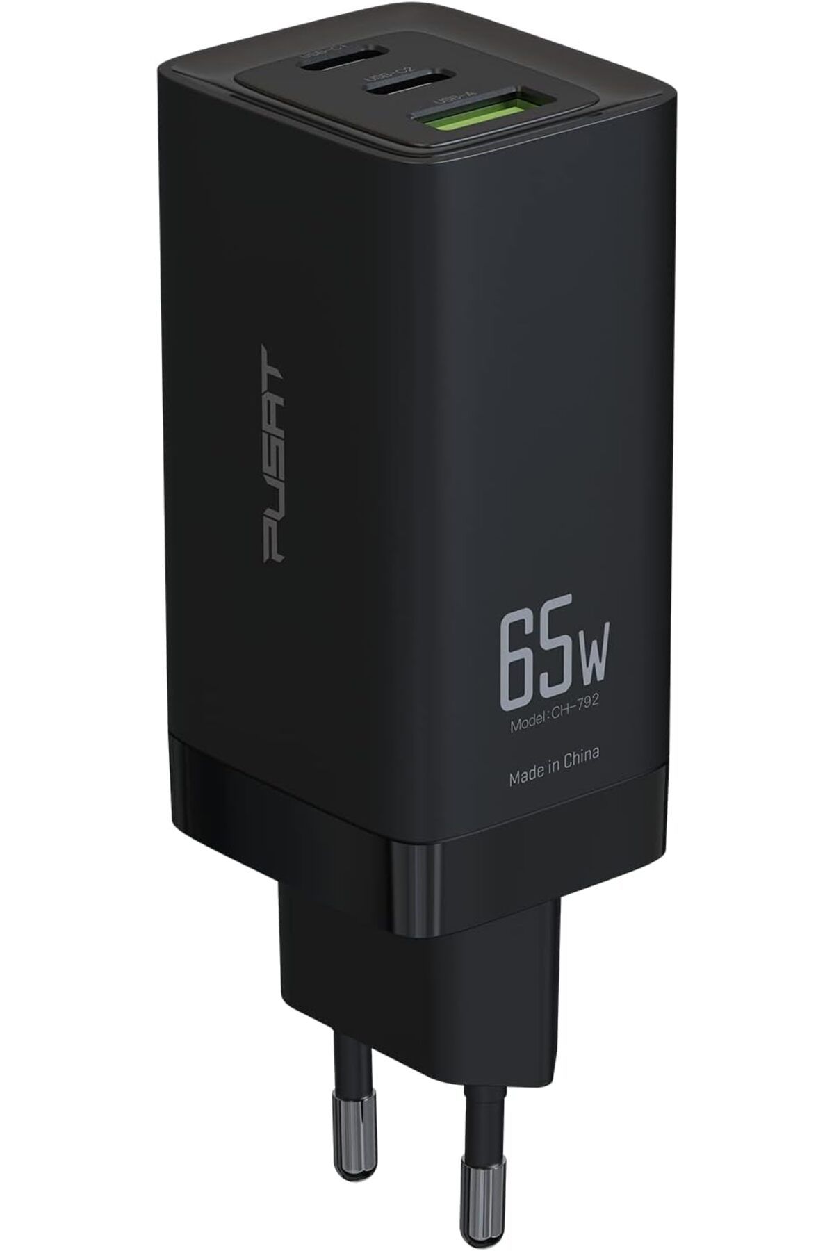 Pusat Gan Pd 65w (2x Type-c Ve 1x Usb) Hızlı Şarj Adaptörü