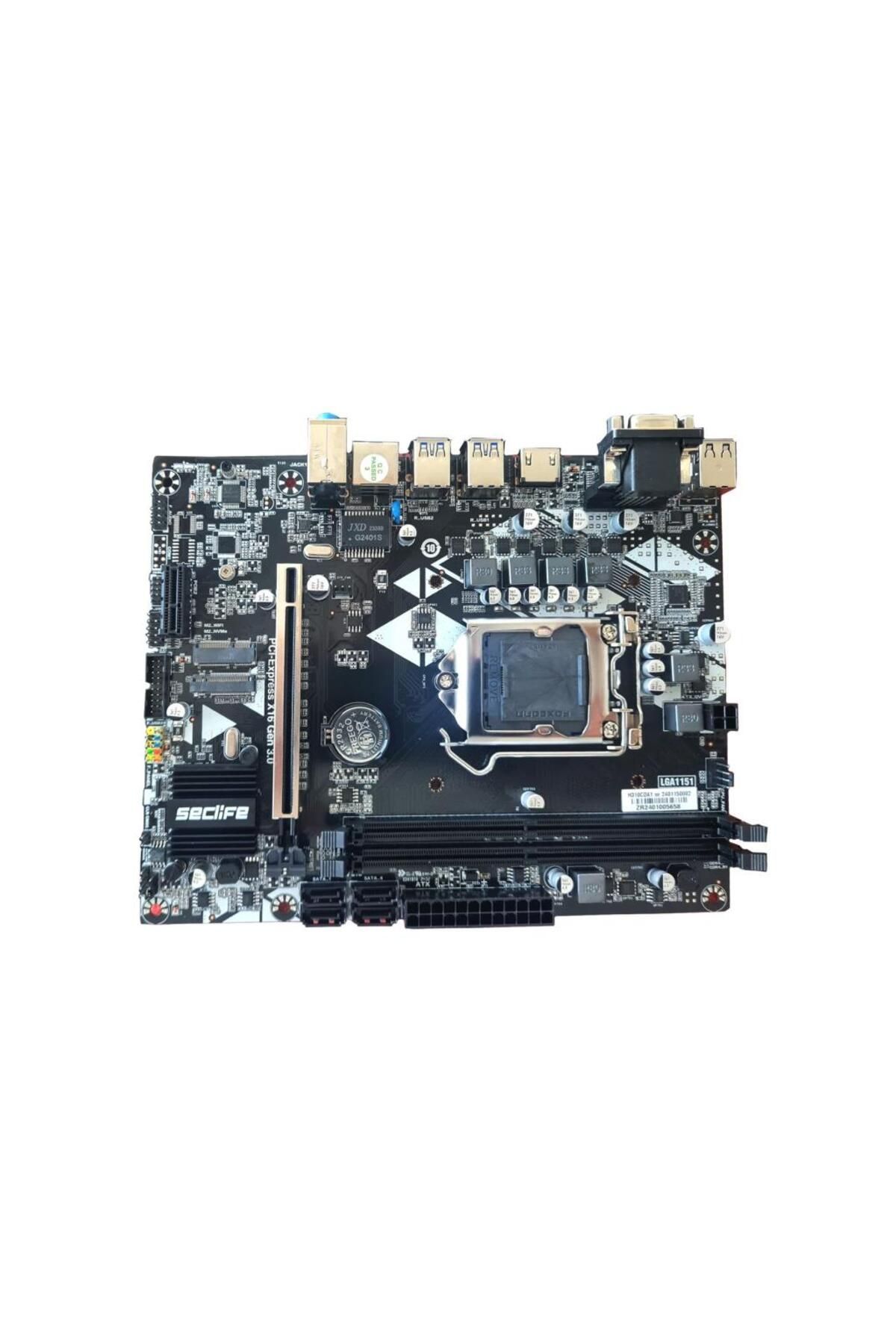 SECLIFE H310CDA1 (B250 Chipset) 6/7/8/9th M.2 DDR4 S+V+L 1151P Anakart