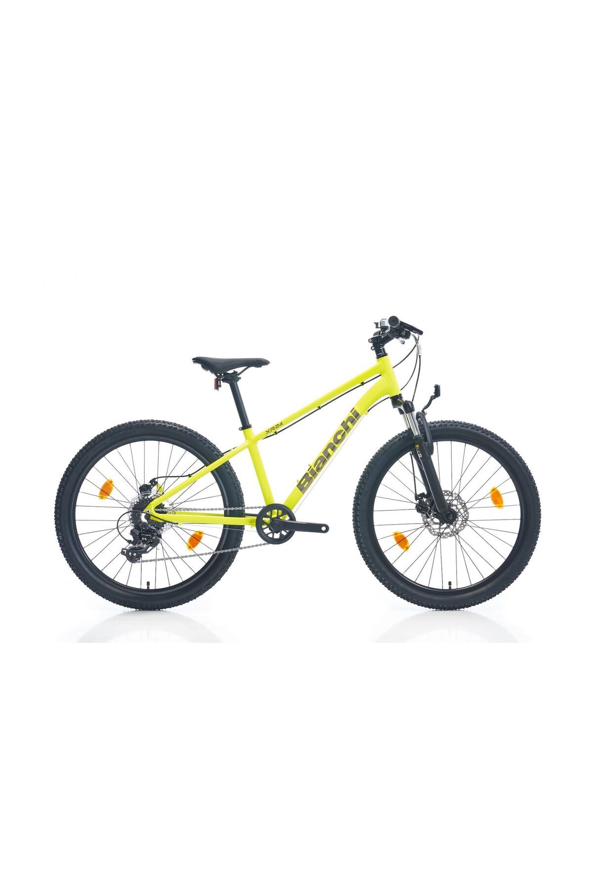 Bianchi XR24 24 JANT 330H 8A SHIMANO 8S YELLOW FLUO-SILVR GRPHIT
