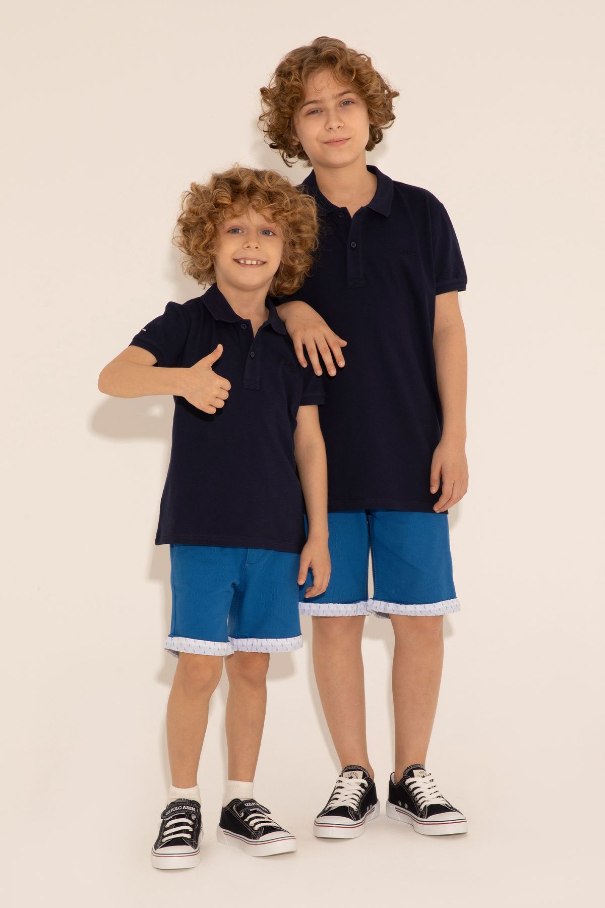 U.S. Polo Assn. Erkek Çocuk Lacivert Basic Polo Yaka Tişört 50292129-VR033