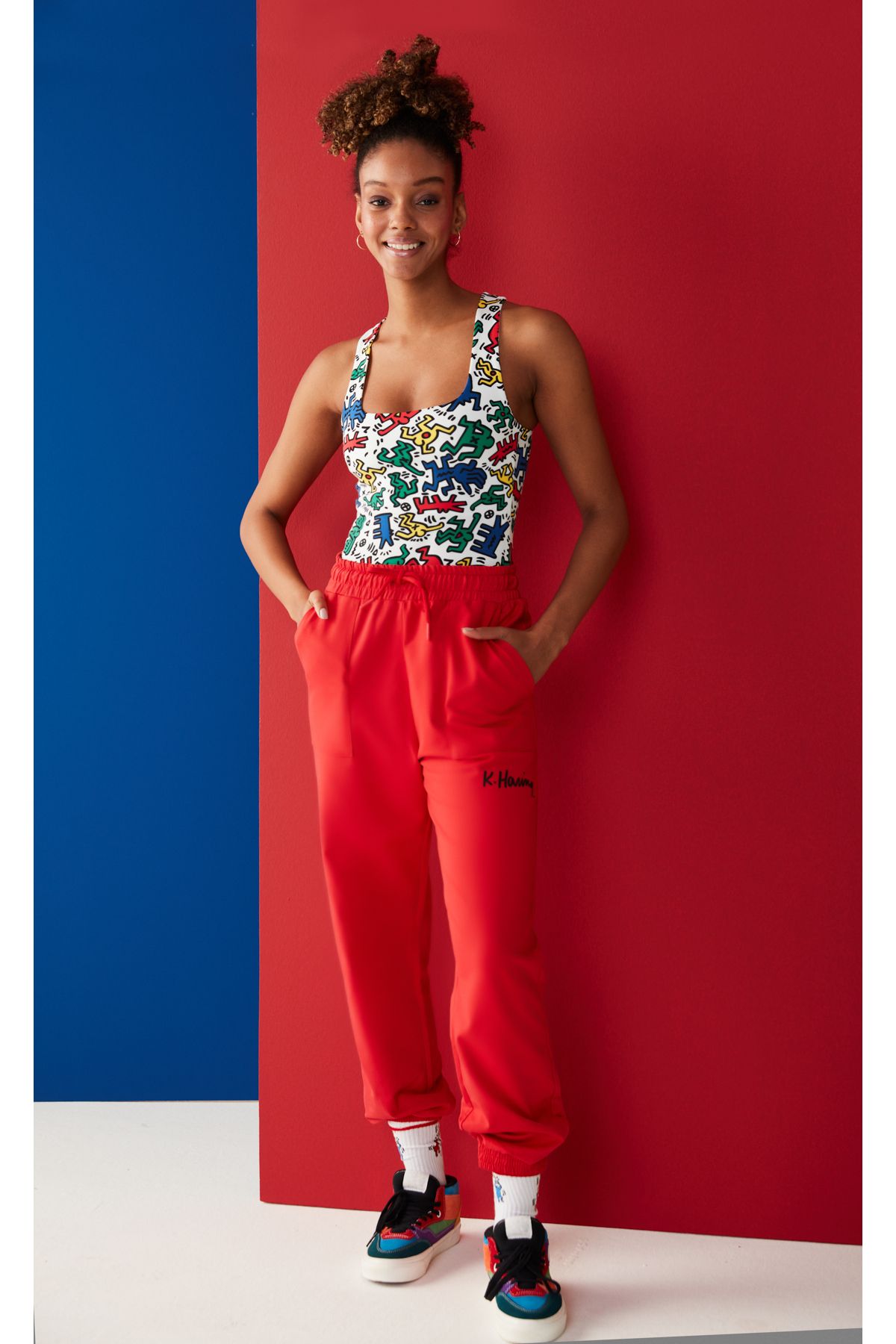 Penti Jogger Pantolon-keith Haring Koleksiyonu
