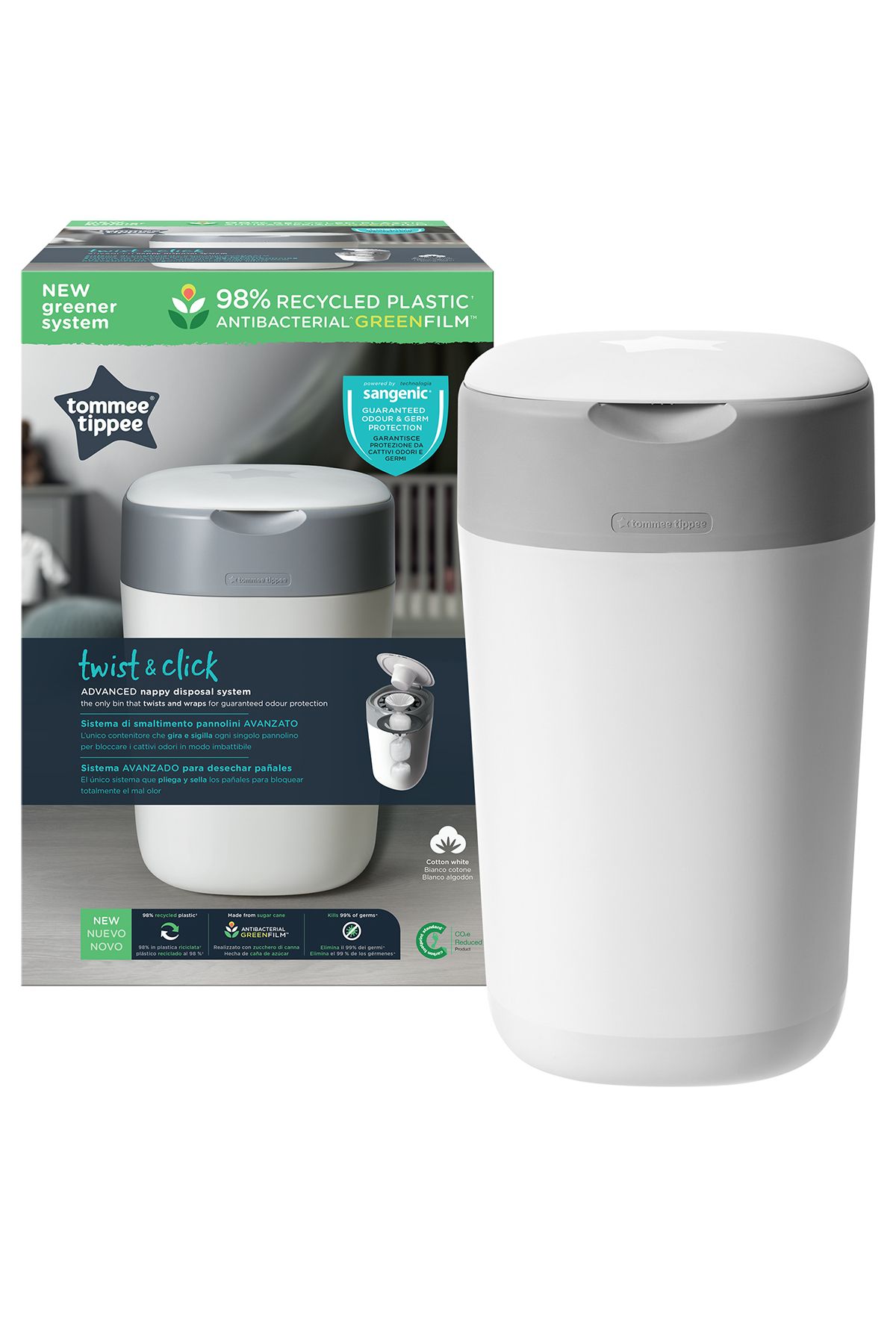 Tommee Tippee Twist & Click Bebek Bezi Çöp Kovası Sistemi