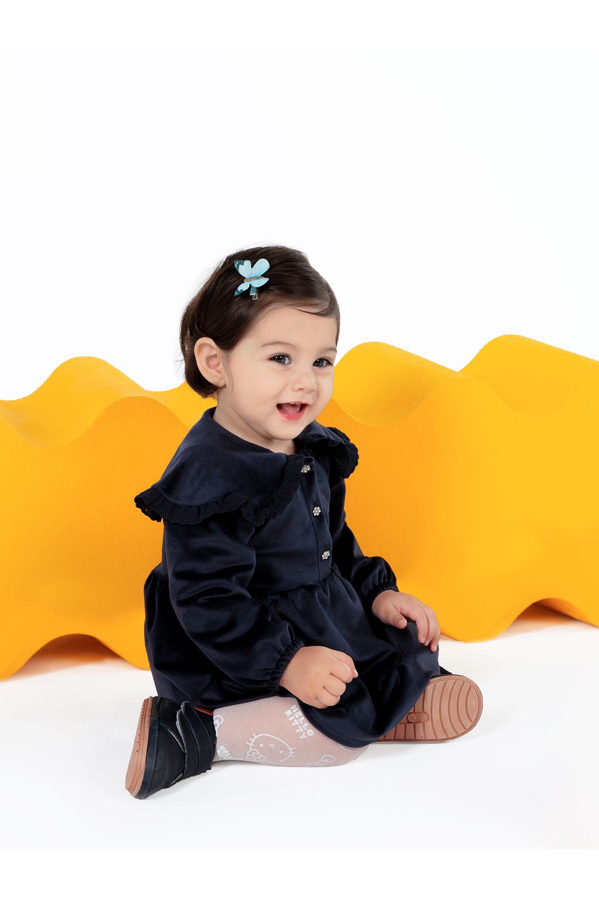 Hello Kitty Hello Kıtty Kız Bebek 30 Denye Mus Külotlu Çorap 6-18 Ay Beyaz