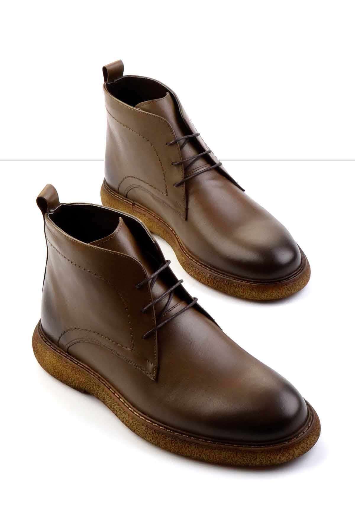 Bambi Ceviz Leather Erkek Bot & Bootie E02011015703